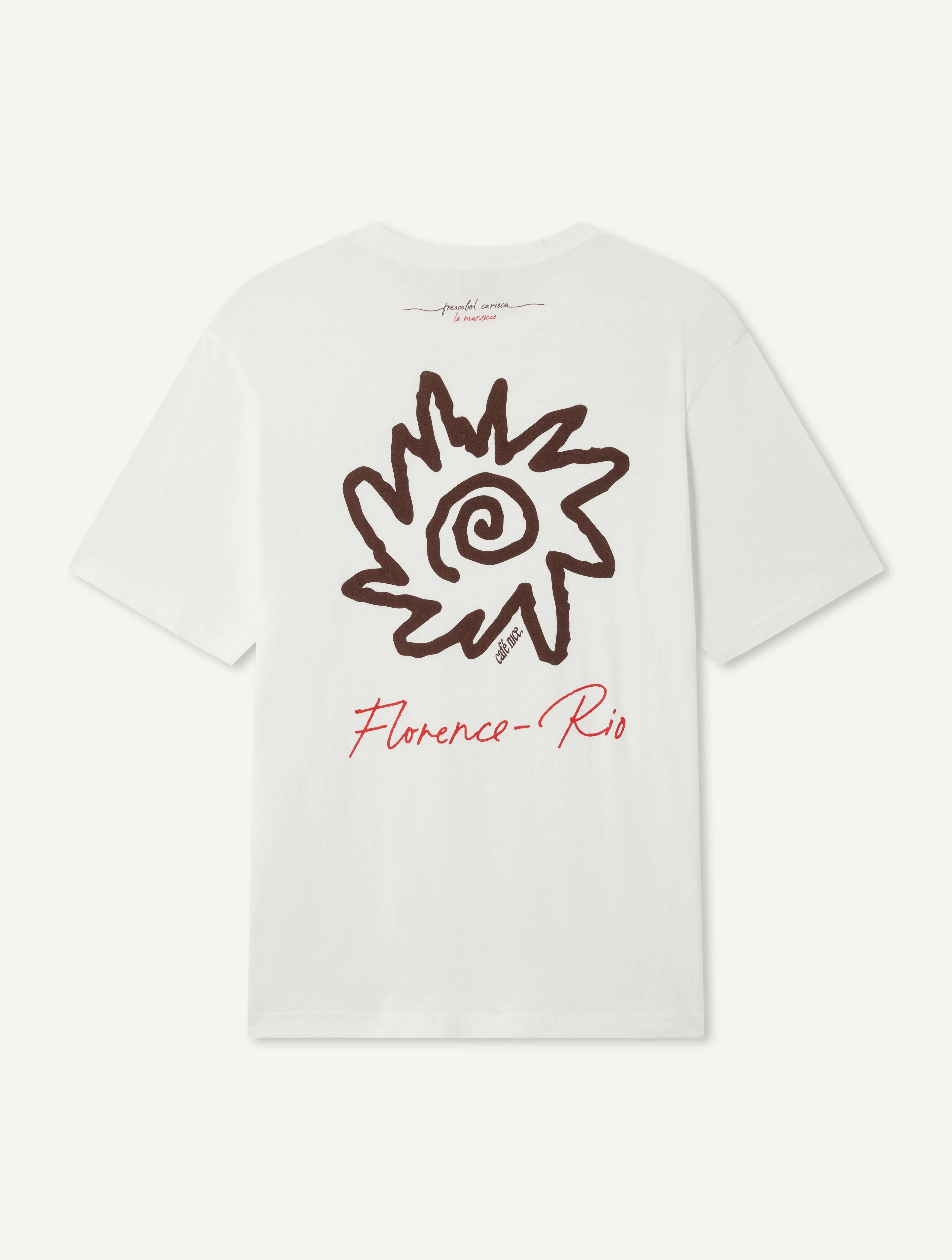 LA MARZOCCO DINIS COTTON-LINEN T-SHIRT - 1