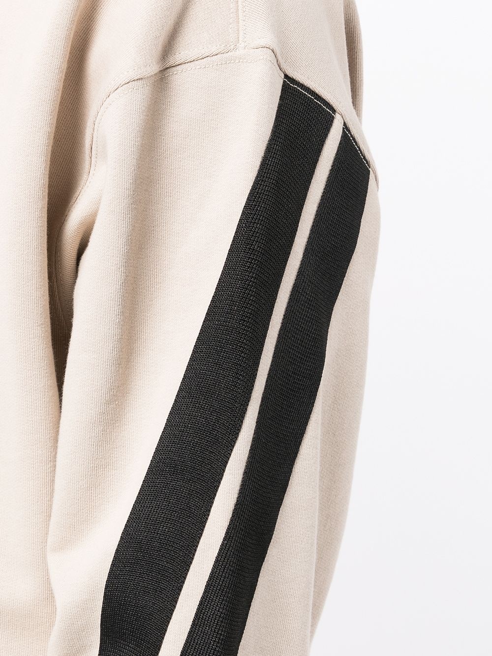 sleeve-stripe crewneck sweatshirt - 5