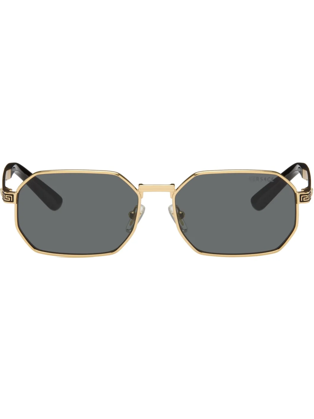 Gold Greca Flow Sunglasses - 1