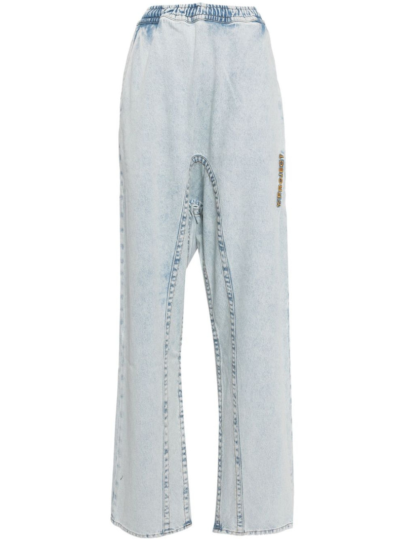 wide-leg organic cotton jeans 1