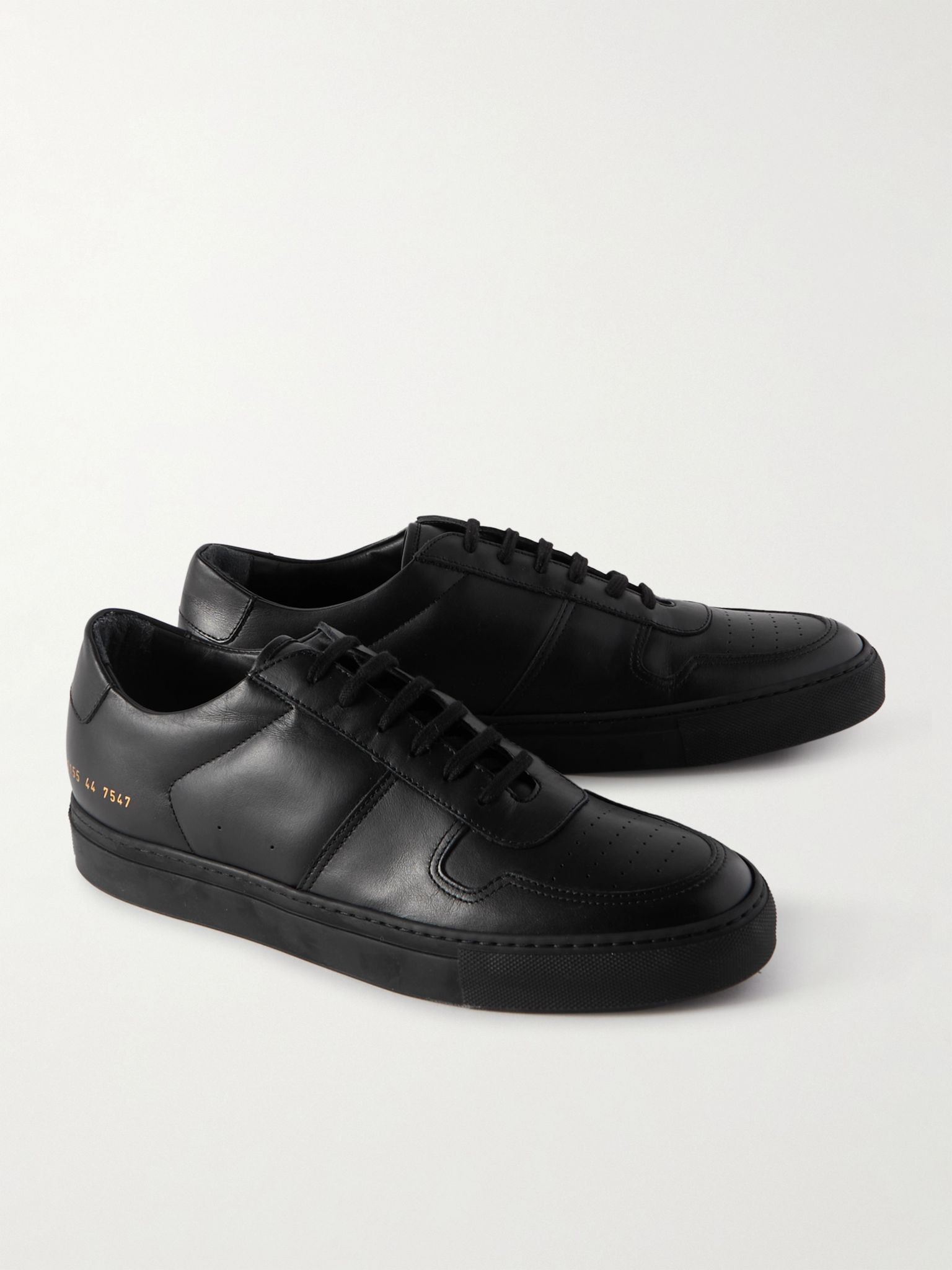 BBall Leather Sneakers Black - 3