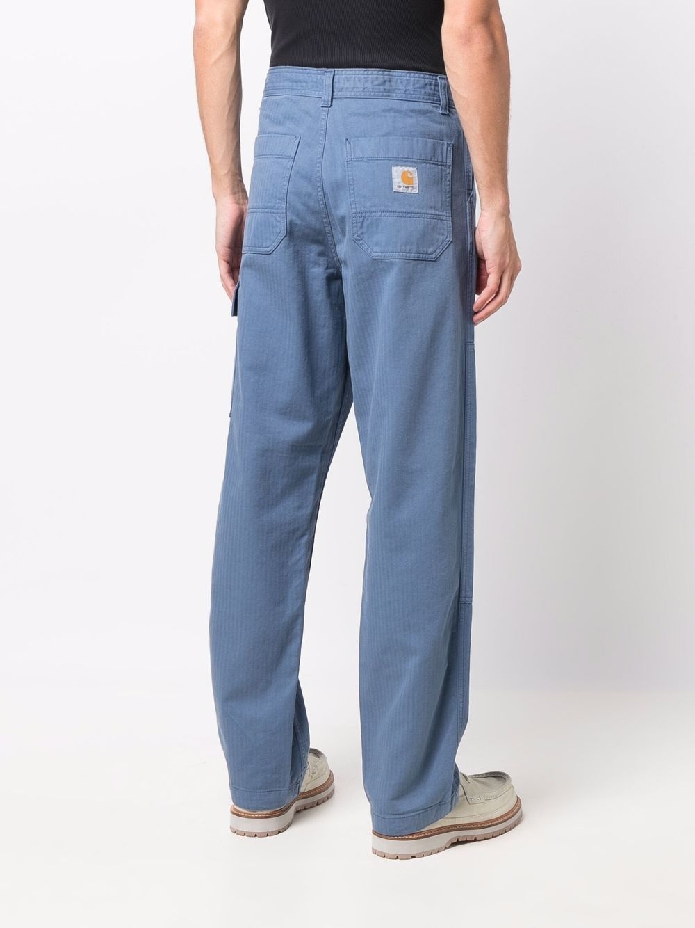 Charter straight-leg cotton trousers - 4