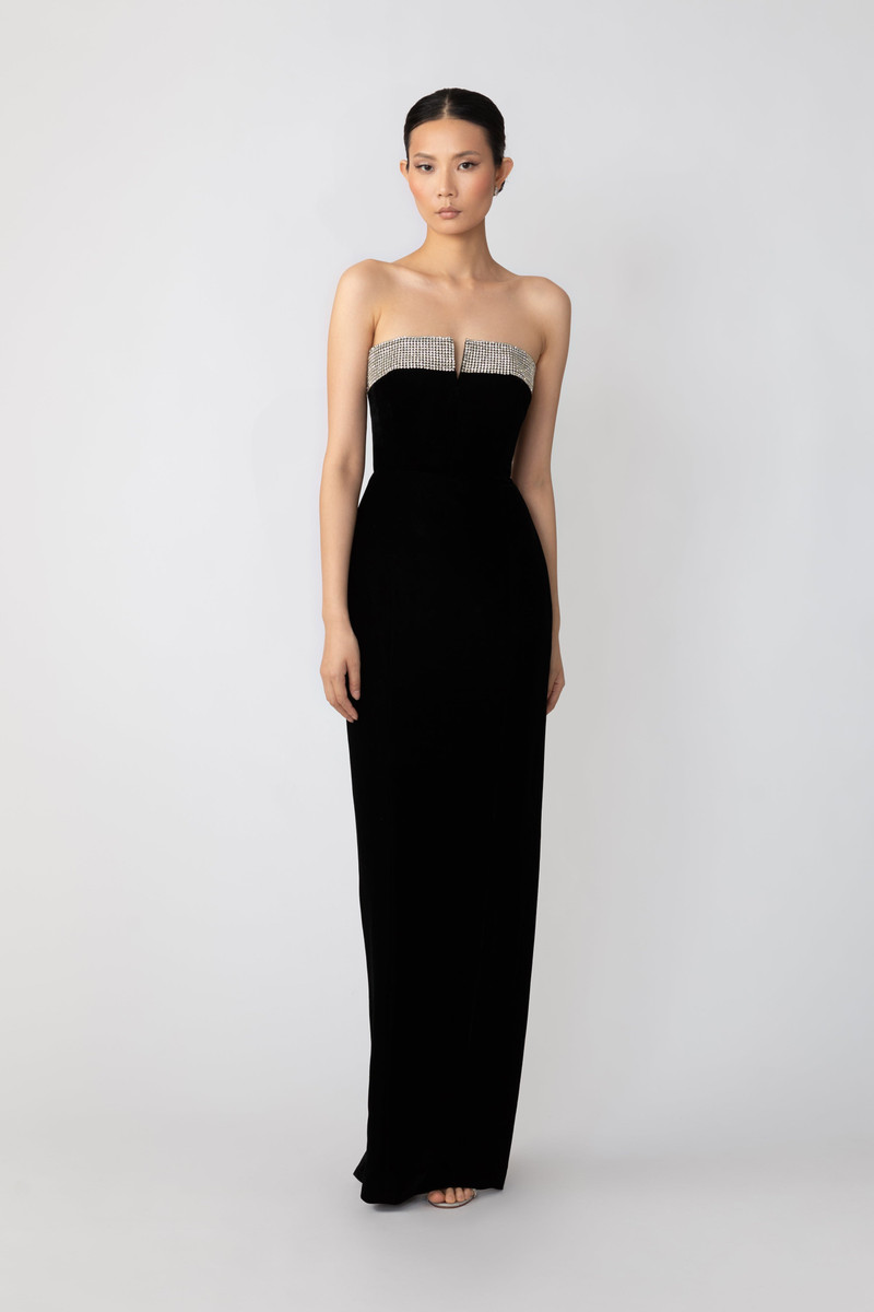 SAU LEE VENECIA VELVET GOWN outlook