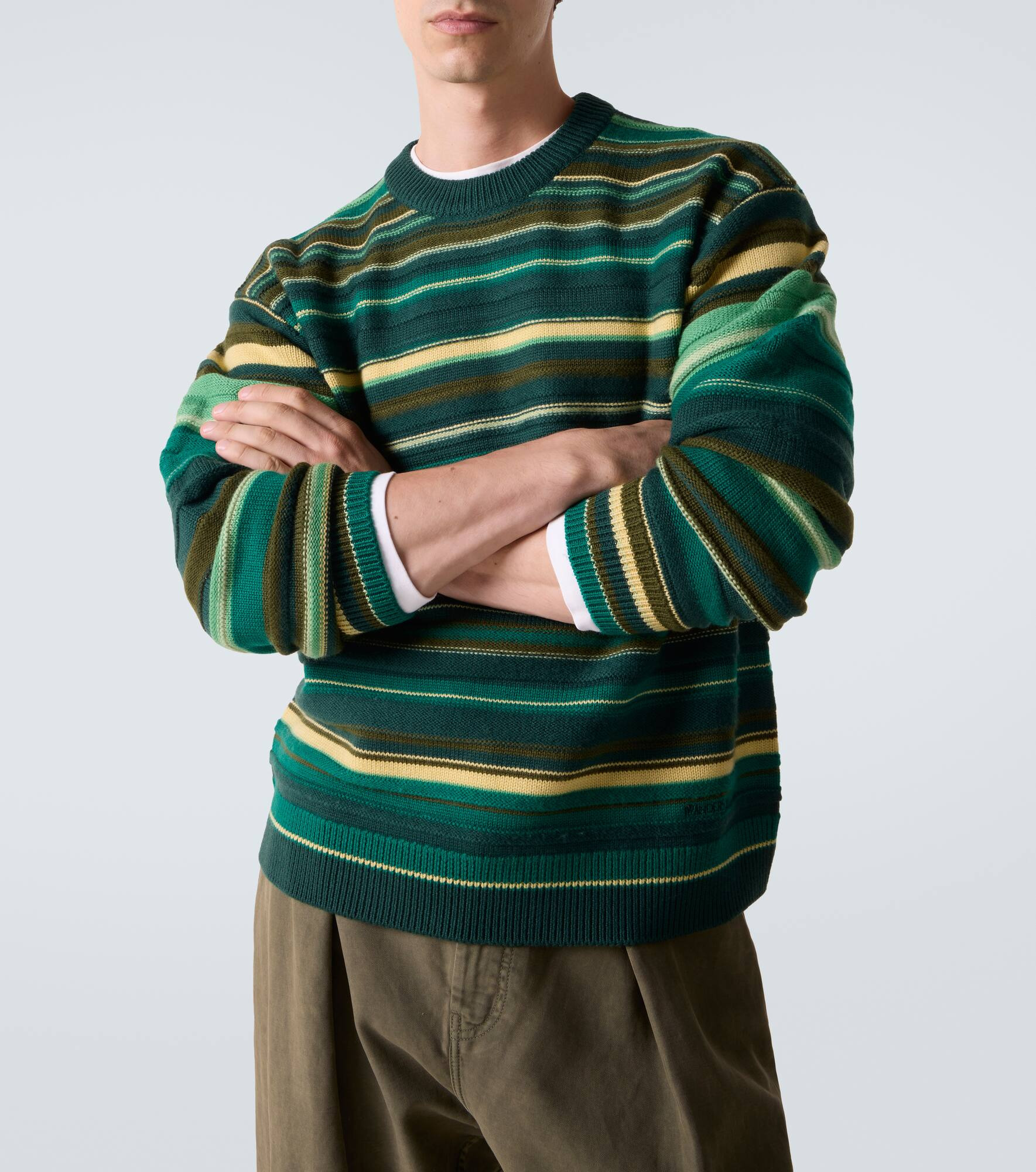 Striped wool sweater - 5