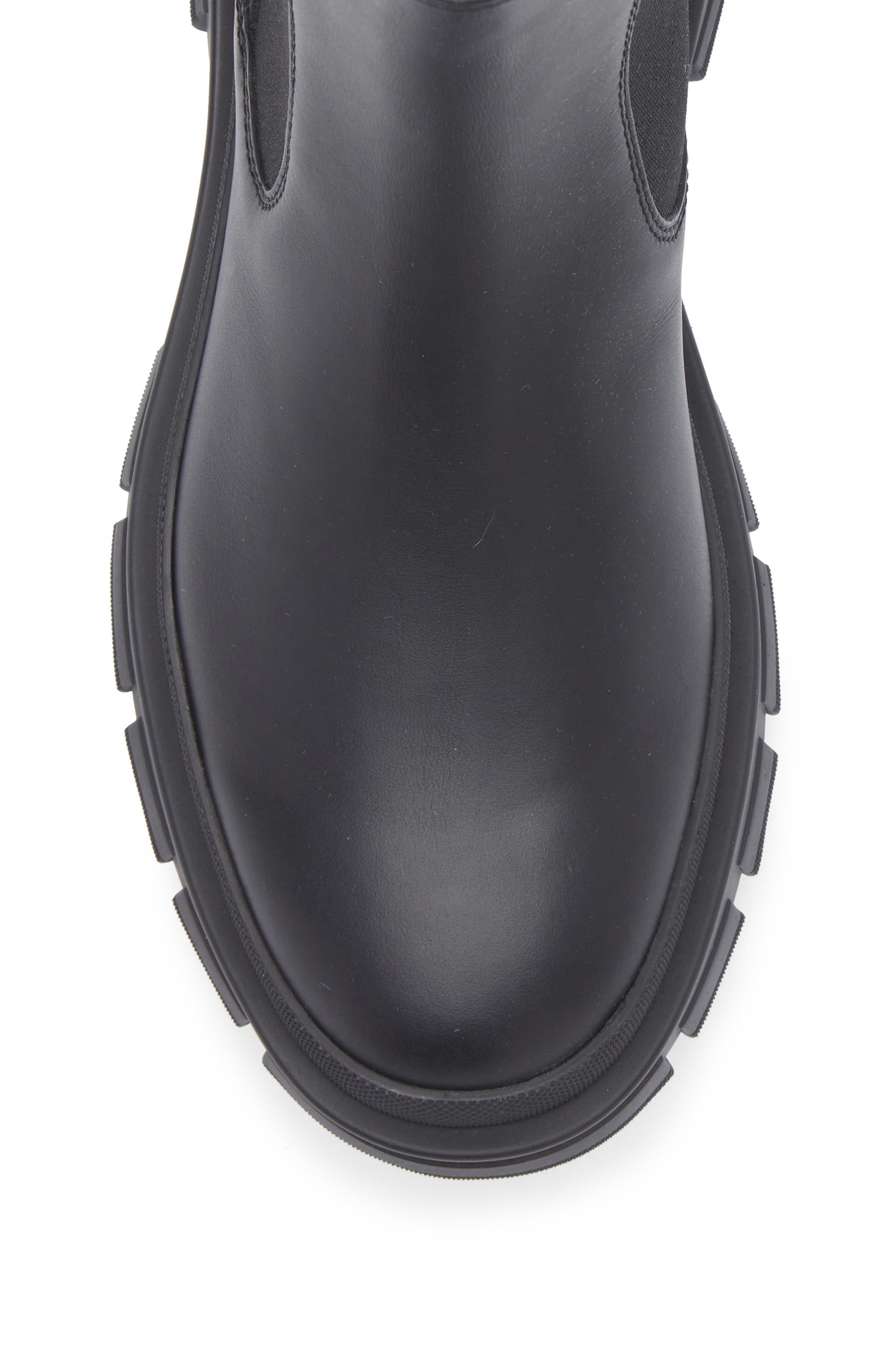 Moncler Hevea Lug Sole Chelsea Boot in Black at Nordstrom - 5