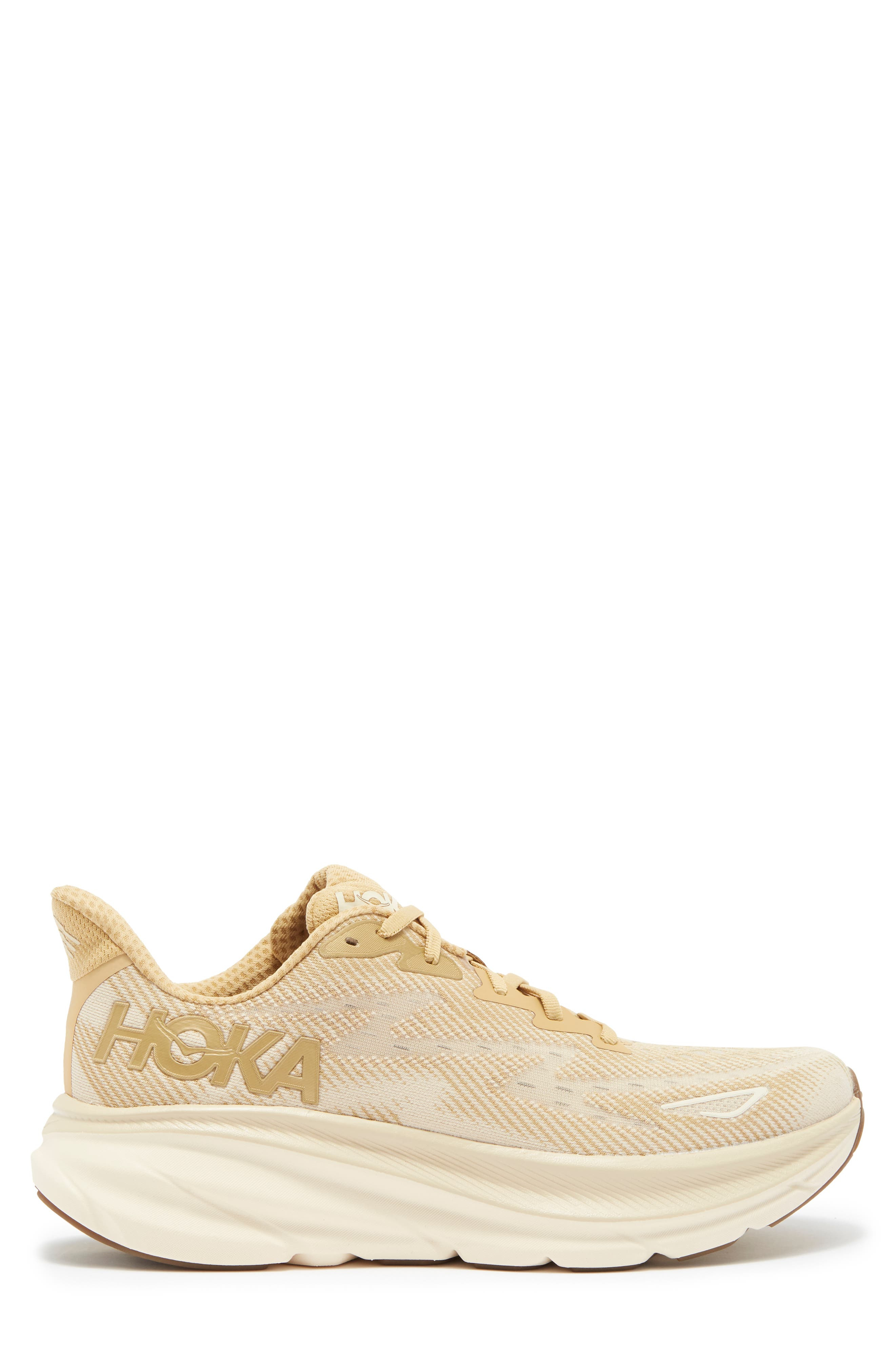 HOKA Clifton 9 Running Shoe in Wheat /Shifting Sand at Nordstrom - 3