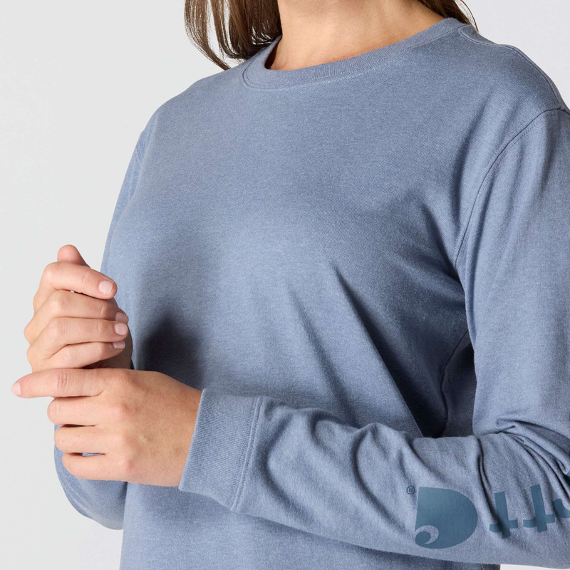 Women's Dearborn Loose LS Logo T-Shirt 3