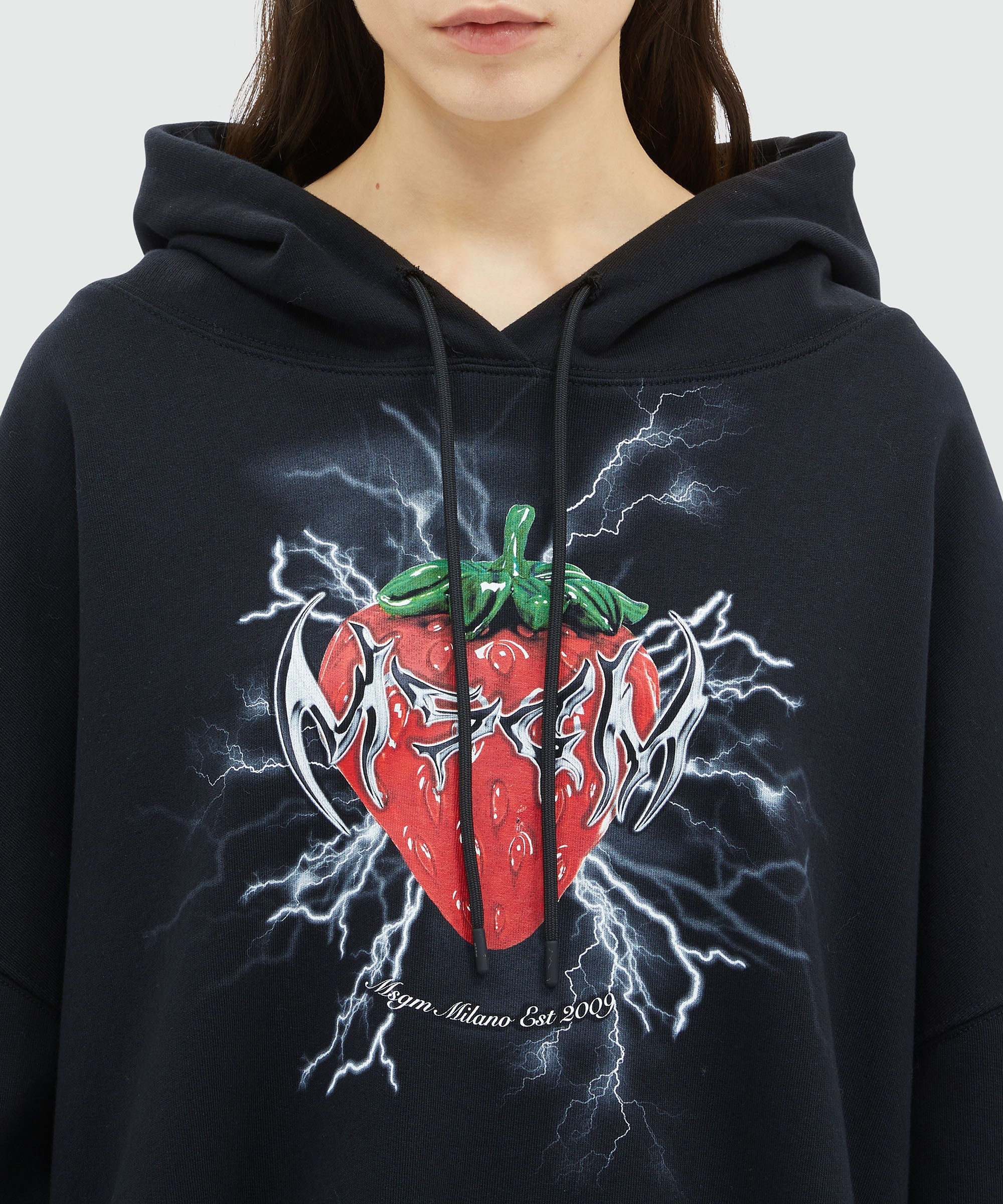 Jersey sweatshirt with "Tough Strawberries" print - 5