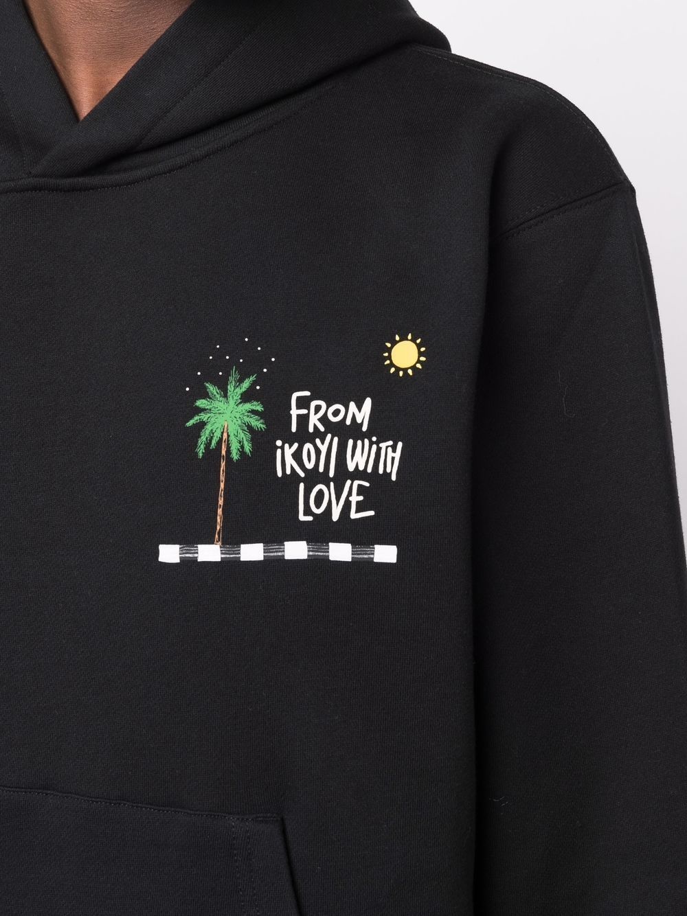 x Dobale  Ikoyi Love logo-print hoodie - 5