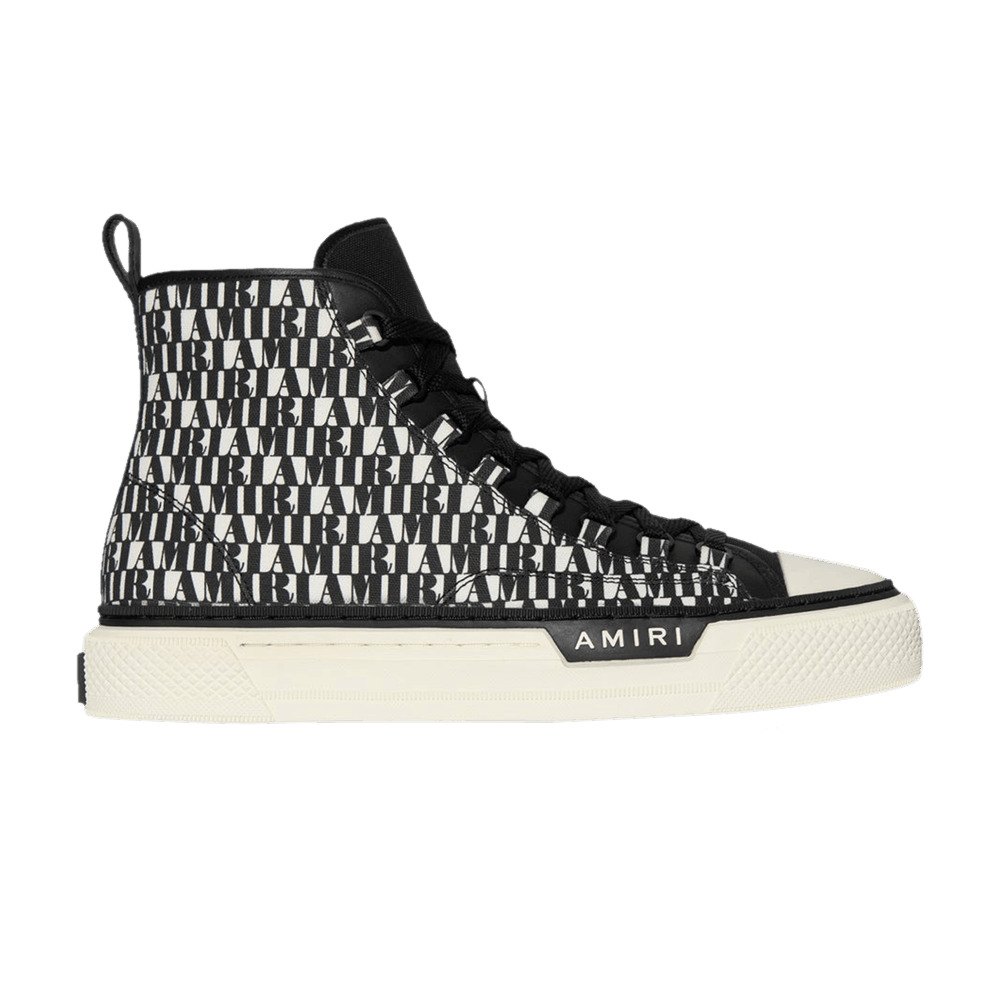 Amiri Court High 'Allover Logo - Black White' - 1