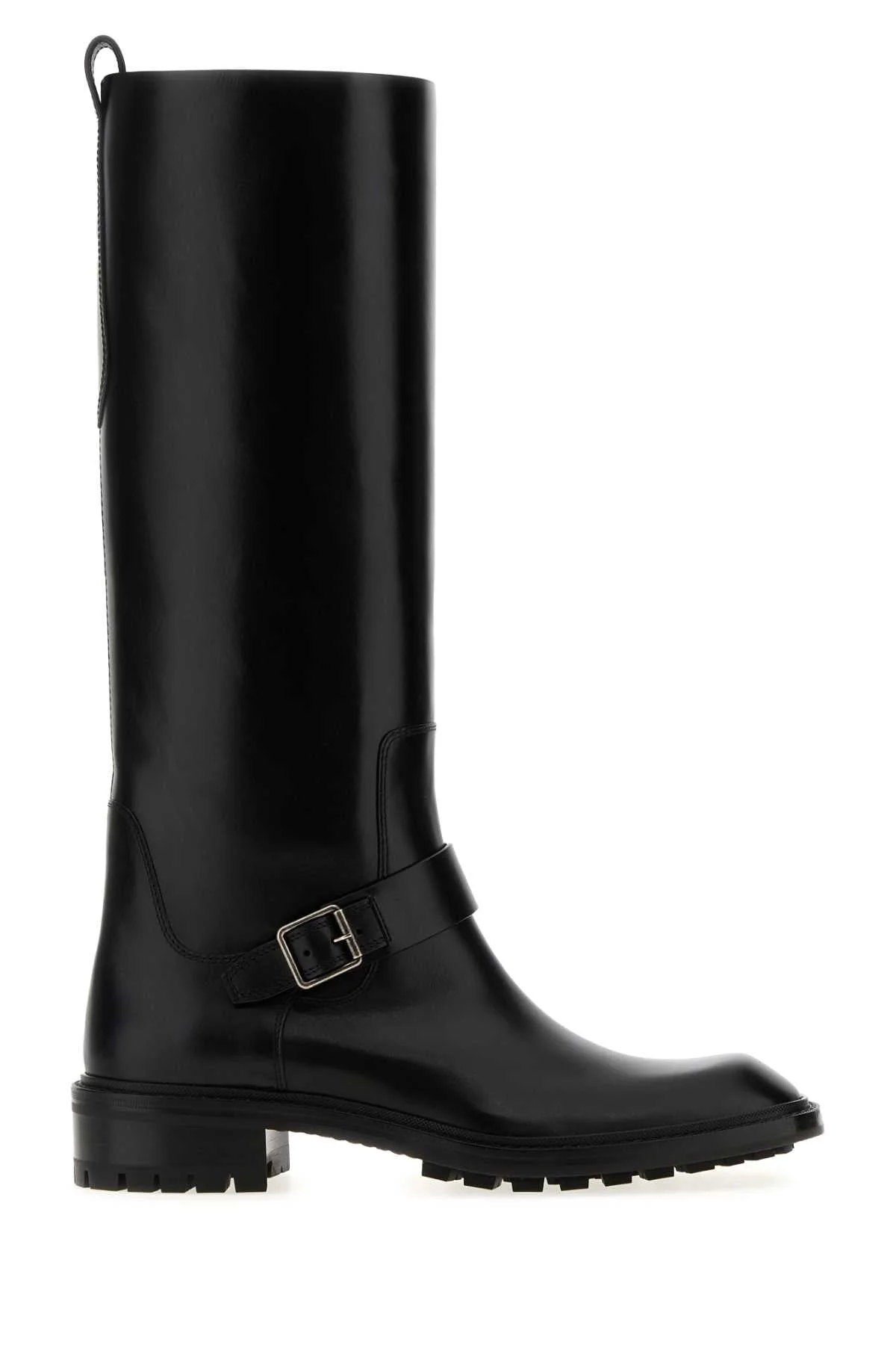 Saint Laurent Men Black Leather Vadim Boots - 1