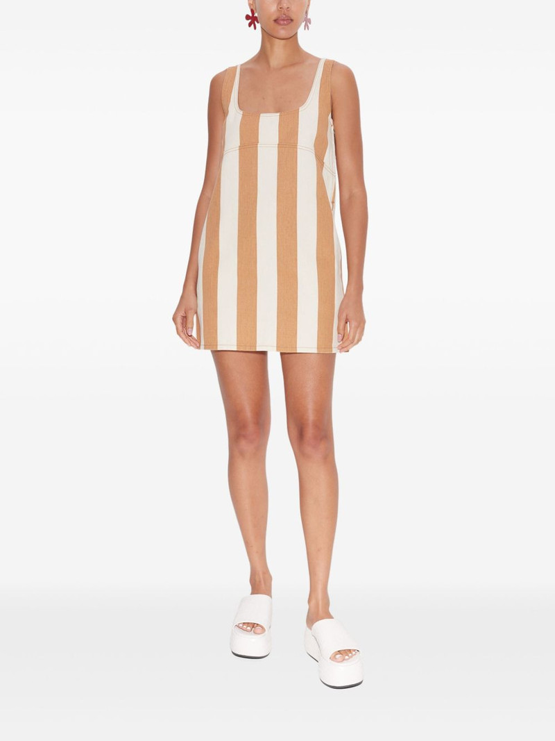 SIMONMILLER Sahara striped denim dress outlook