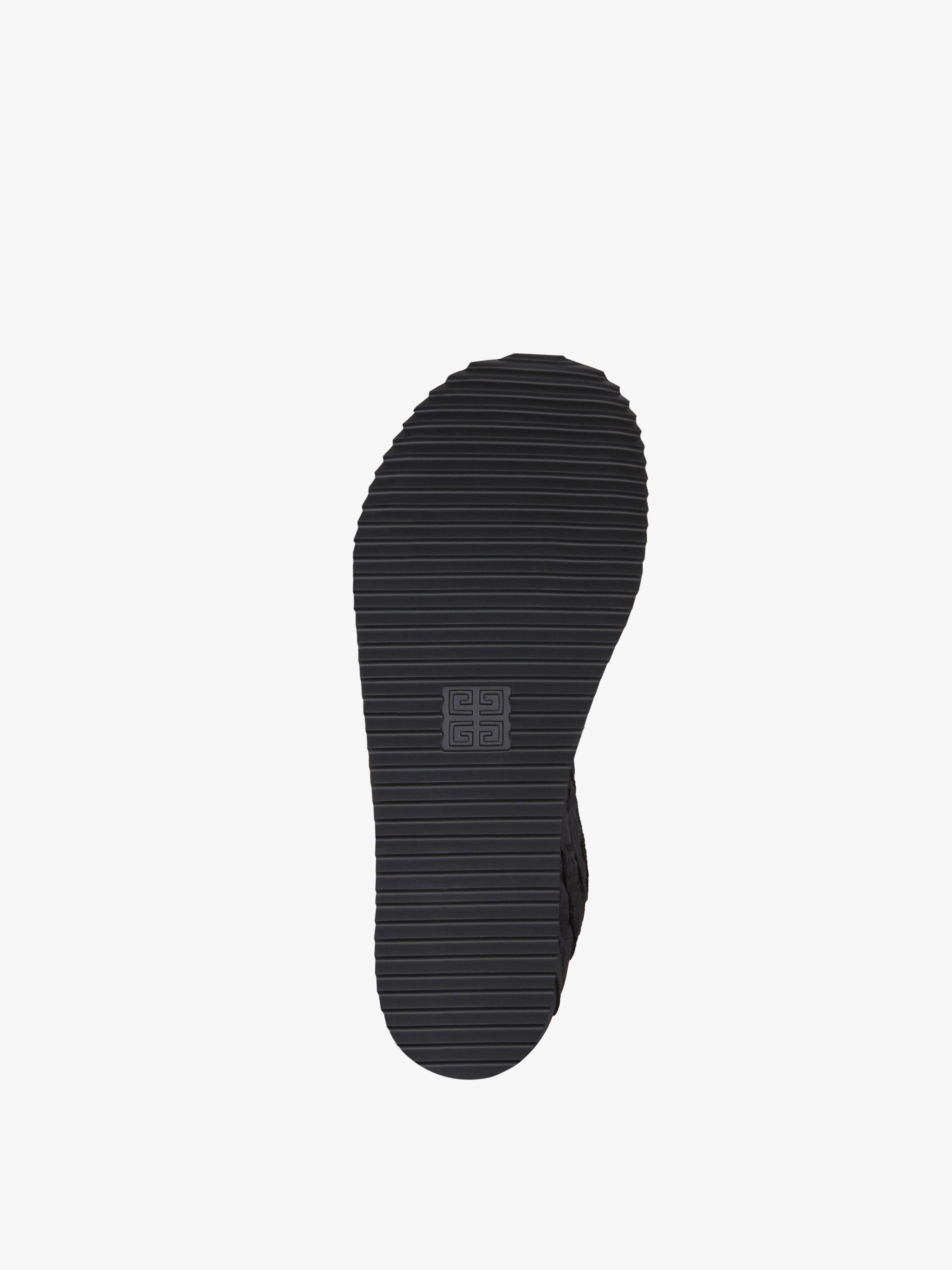 FLAT SNEAKERS IN SYNTHETIC FIBER - 5
