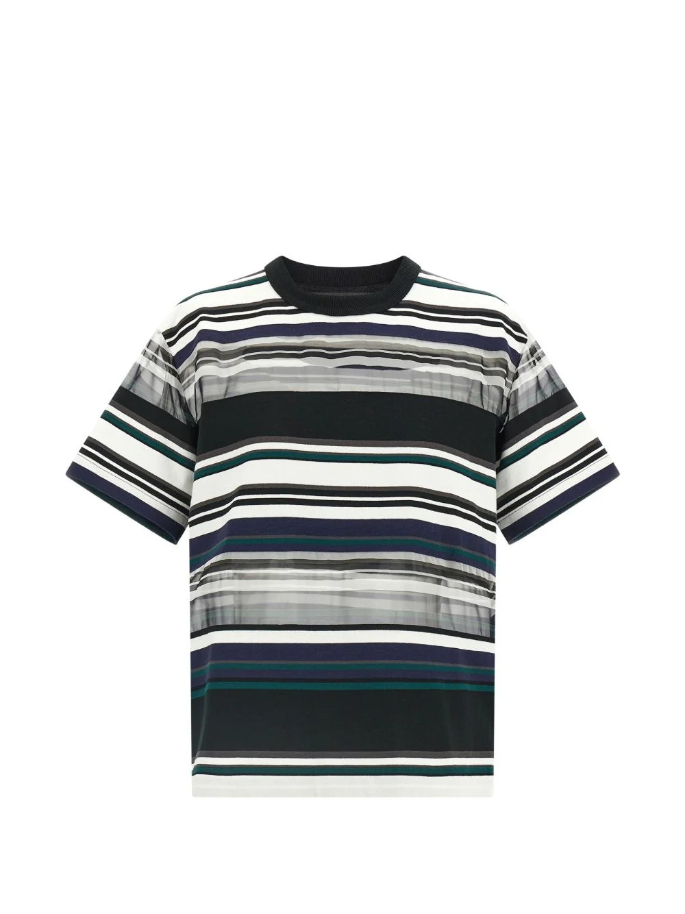striped T-shirt - 1