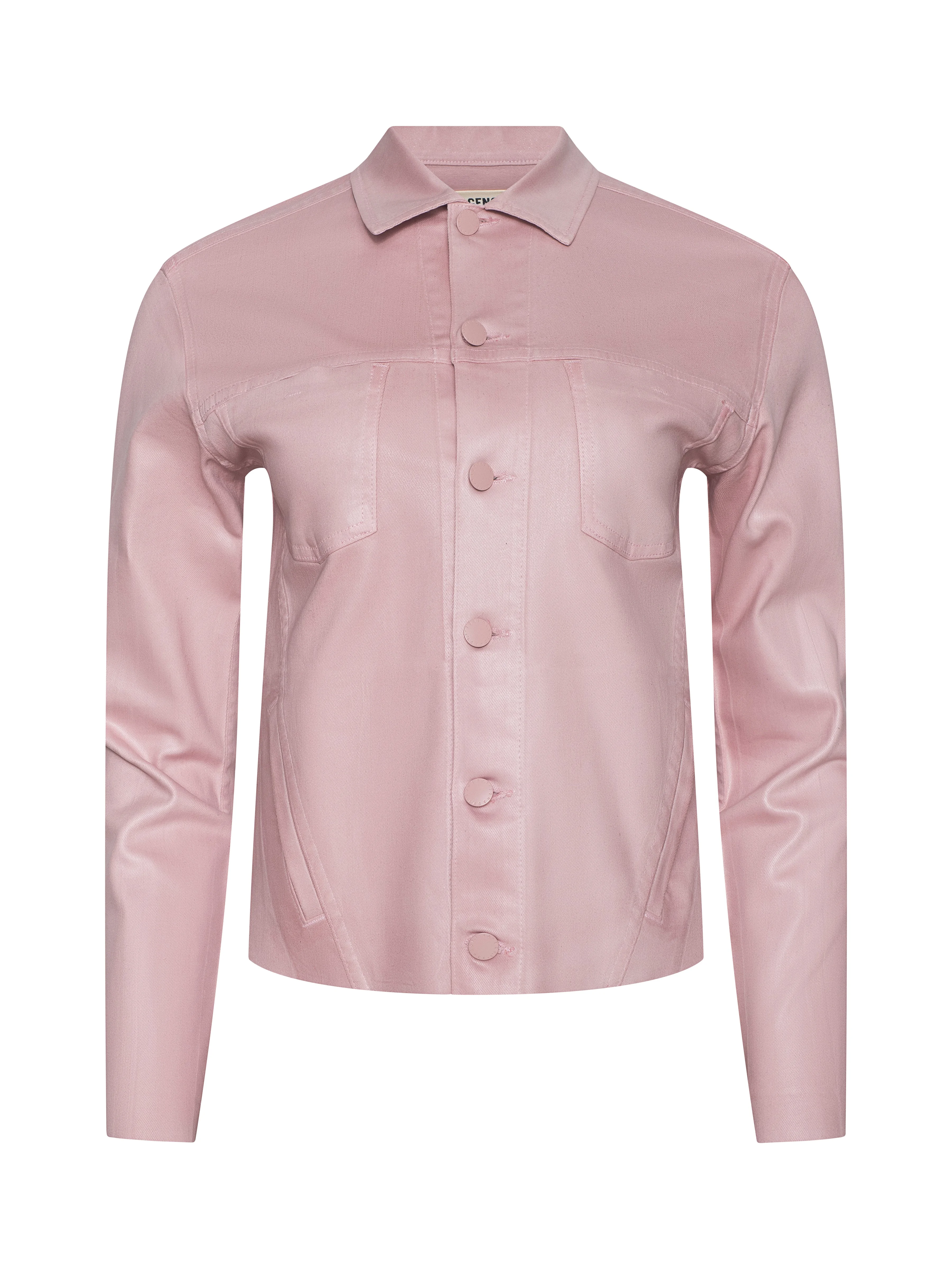 Janelle Coated Jean Jacket - 1