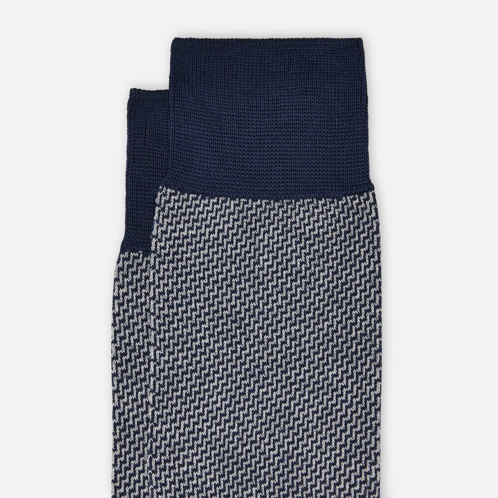 Color Block Socks Blue - 2