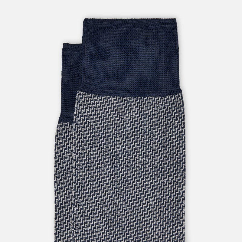 HOGAN Color Block Socks Blue outlook