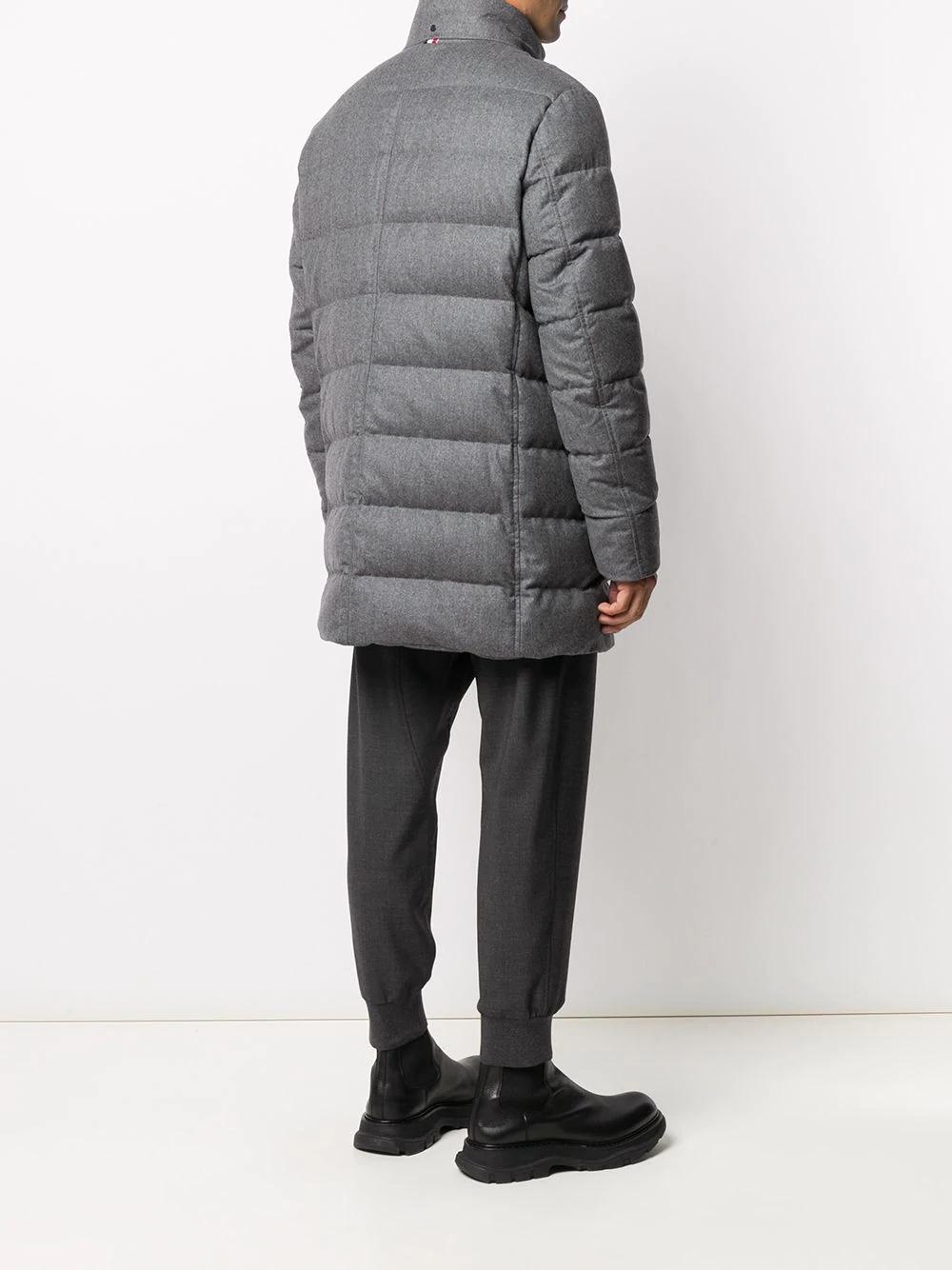 mid-length padded coat - 4