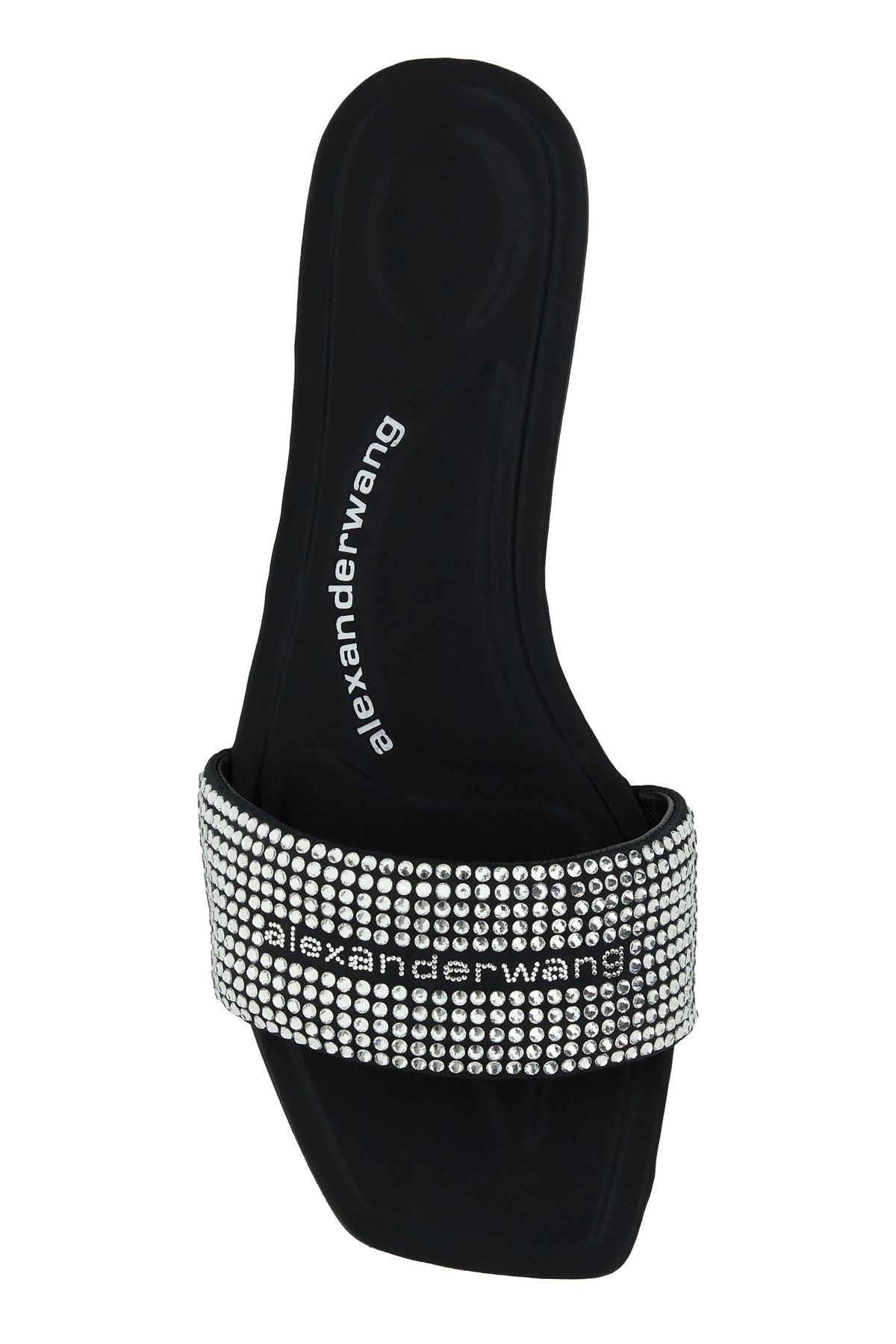 Black satin VY slippers - 4