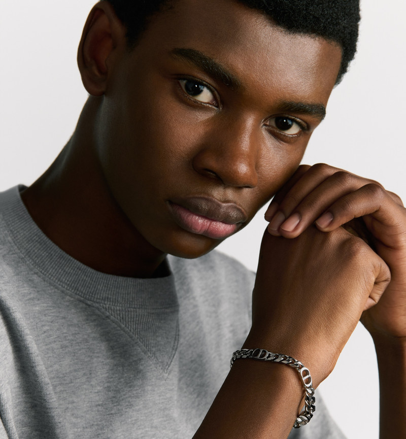 Dior CD Icon Thin Chain Link Bracelet outlook