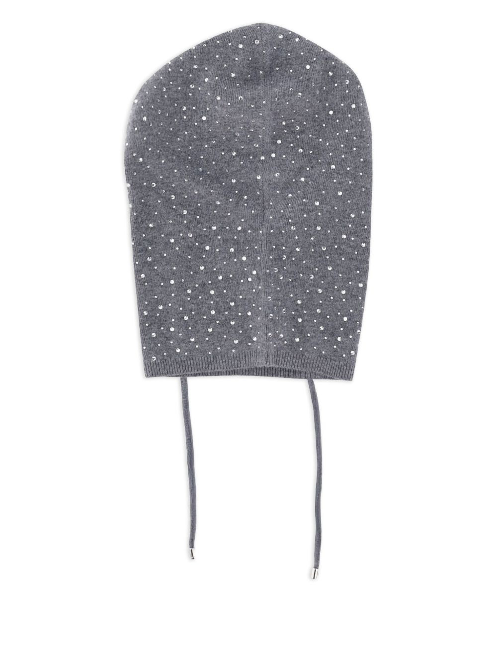 crystal-embellished hooded balaclava - 2