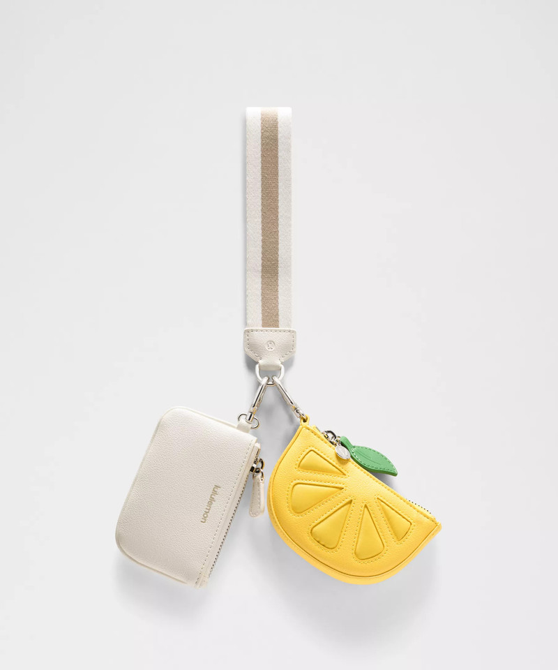 Dual Pouch Wristlet *Textured Leather Alternative 1