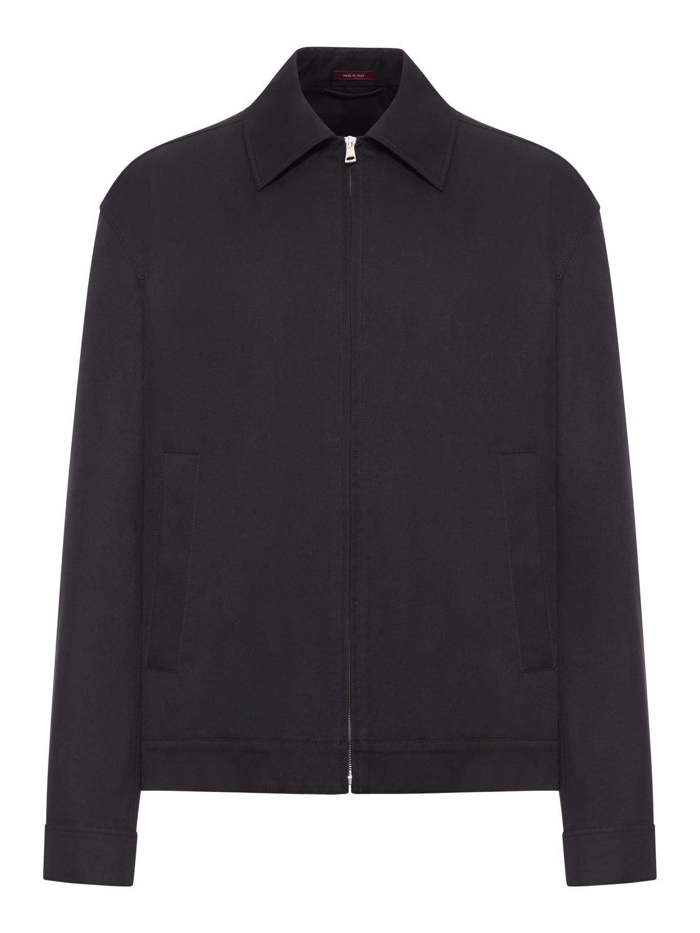COTTON TWILL JACKET WITH WEB DETAIL - 2