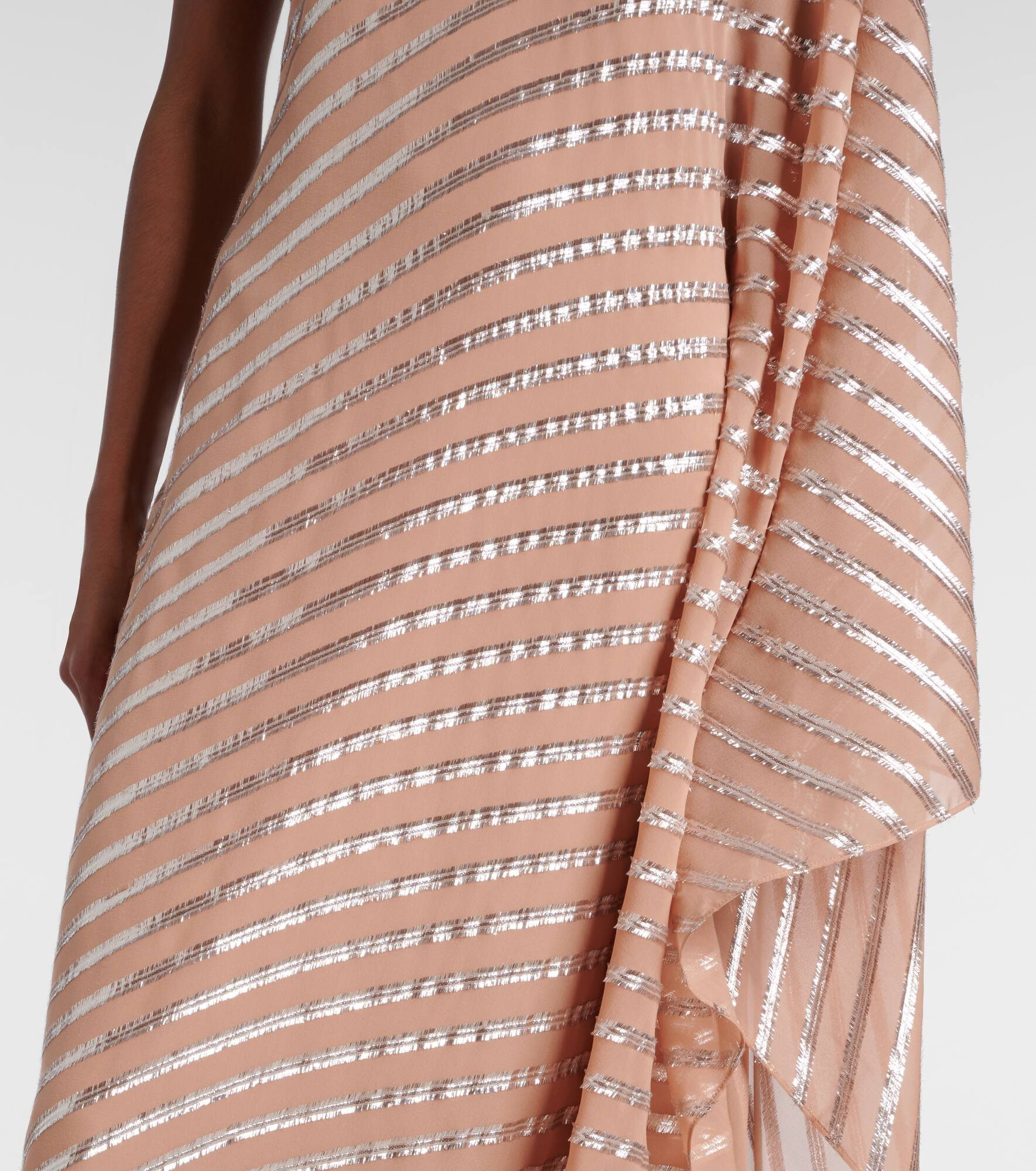 Petra one-shoulder fil coupé maxi dress - 5