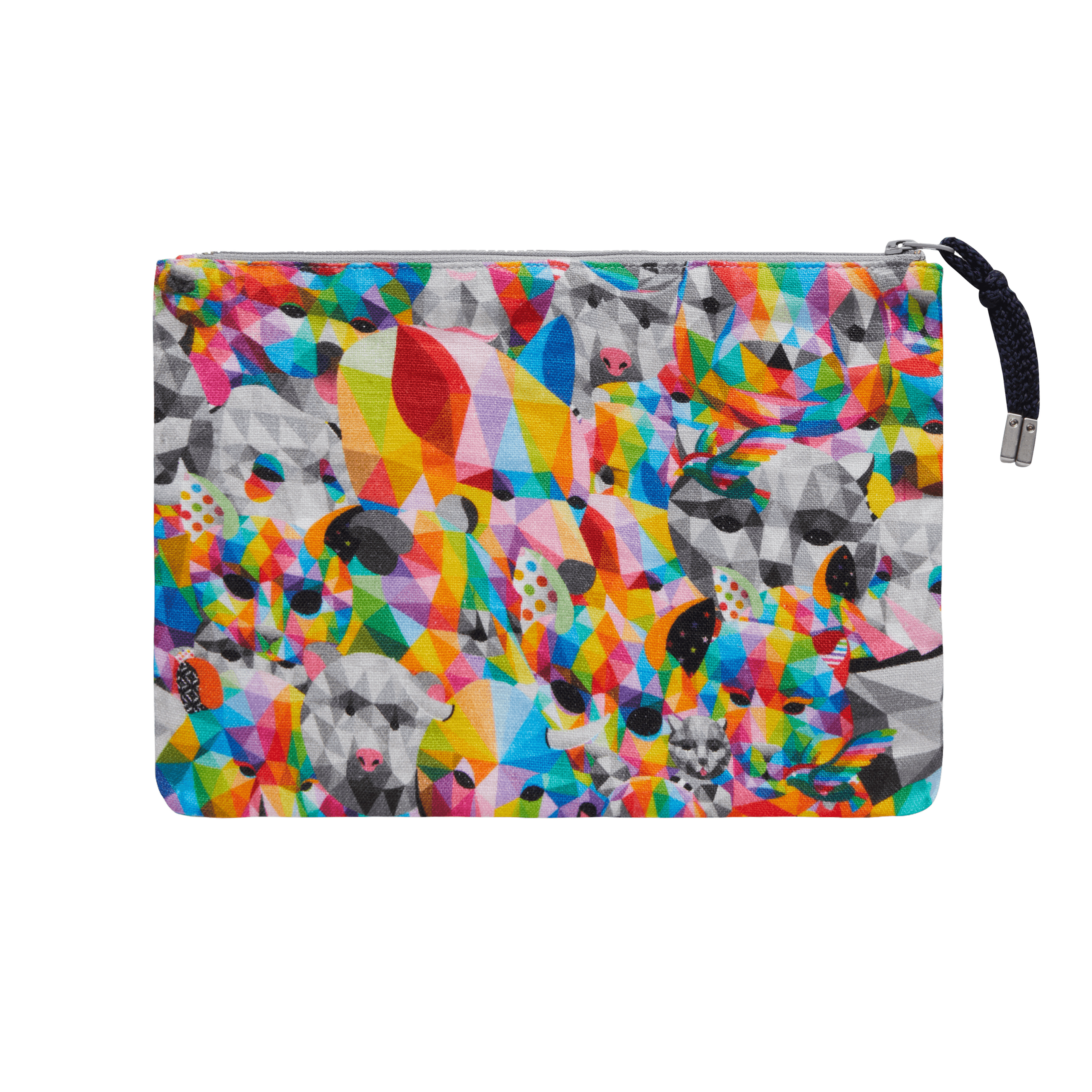 Linen Beach Pouch Animals - Vilebrequin x Okuda San Miguel - 2