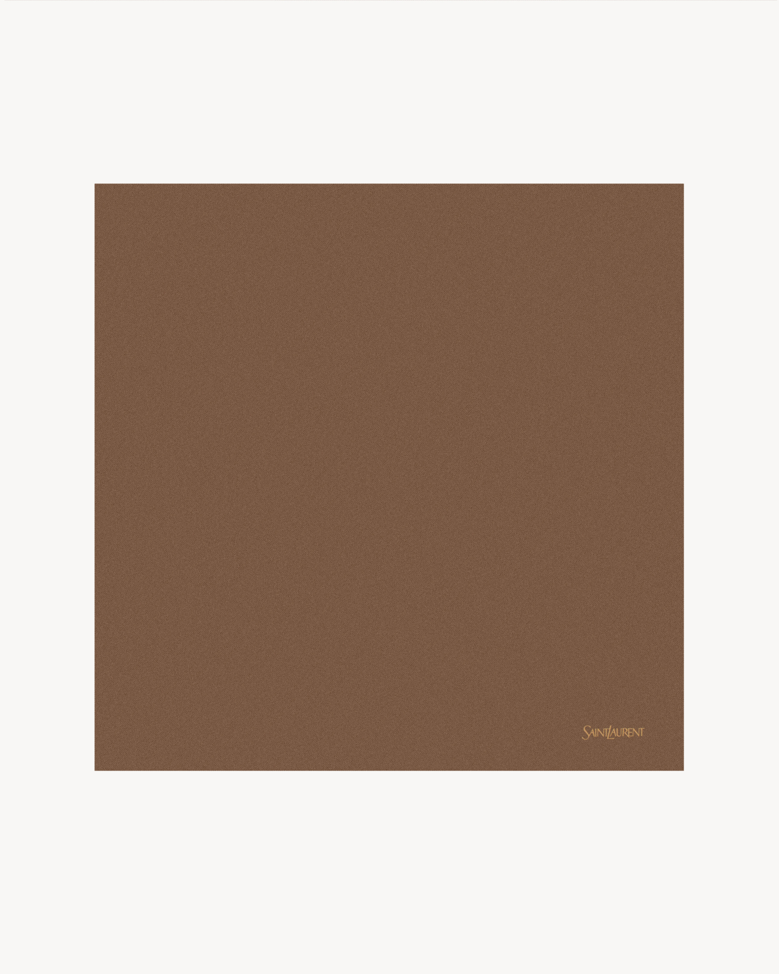 SAINT LAURENT POCKET SQUARE IN SILK TWILL - 2