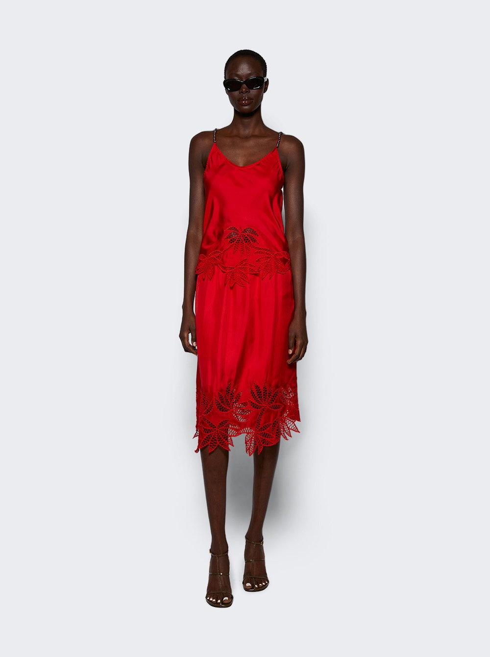 Coverley Skirt Poinsettia - 5