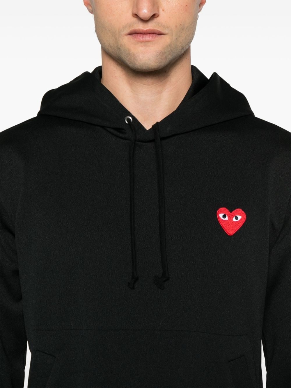 heart-patch hoodie - 5