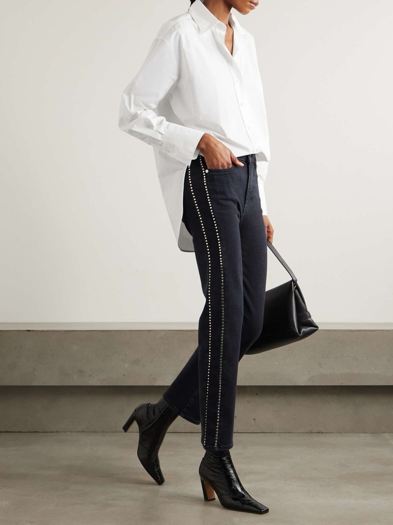 FRAME Organic cotton-poplin shirt White outlook