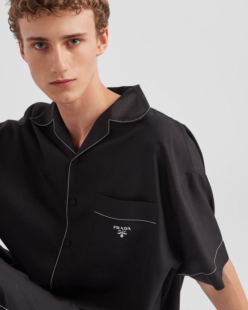 Short-sleeved silk shirt 4