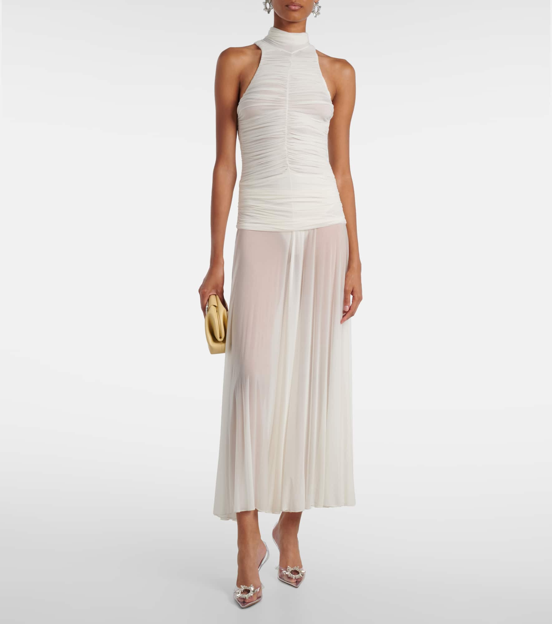Begum embellished PVC pumps - 3