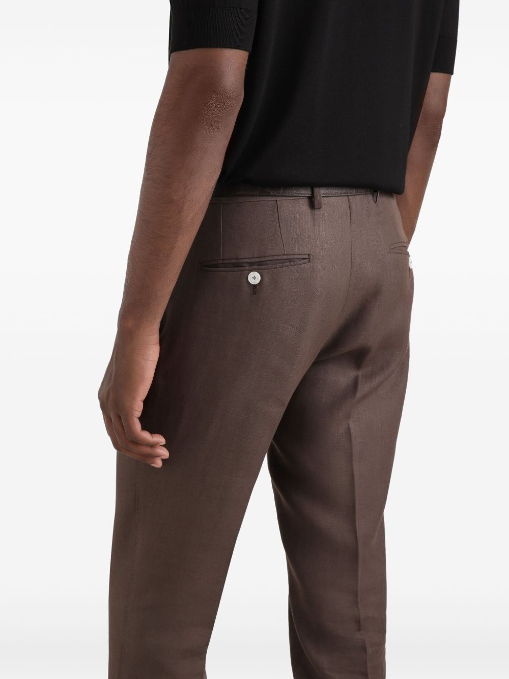 pressed-crease trousers - 5