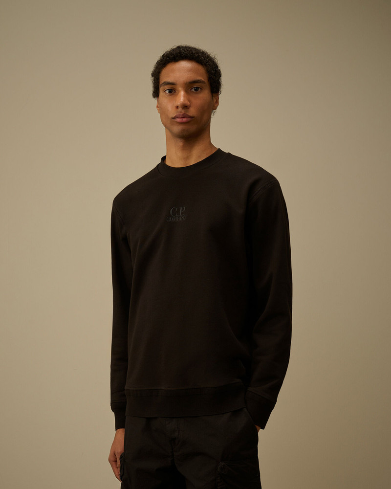 Diagonal Raised Fleece Crewneck Sweatshirt 3
