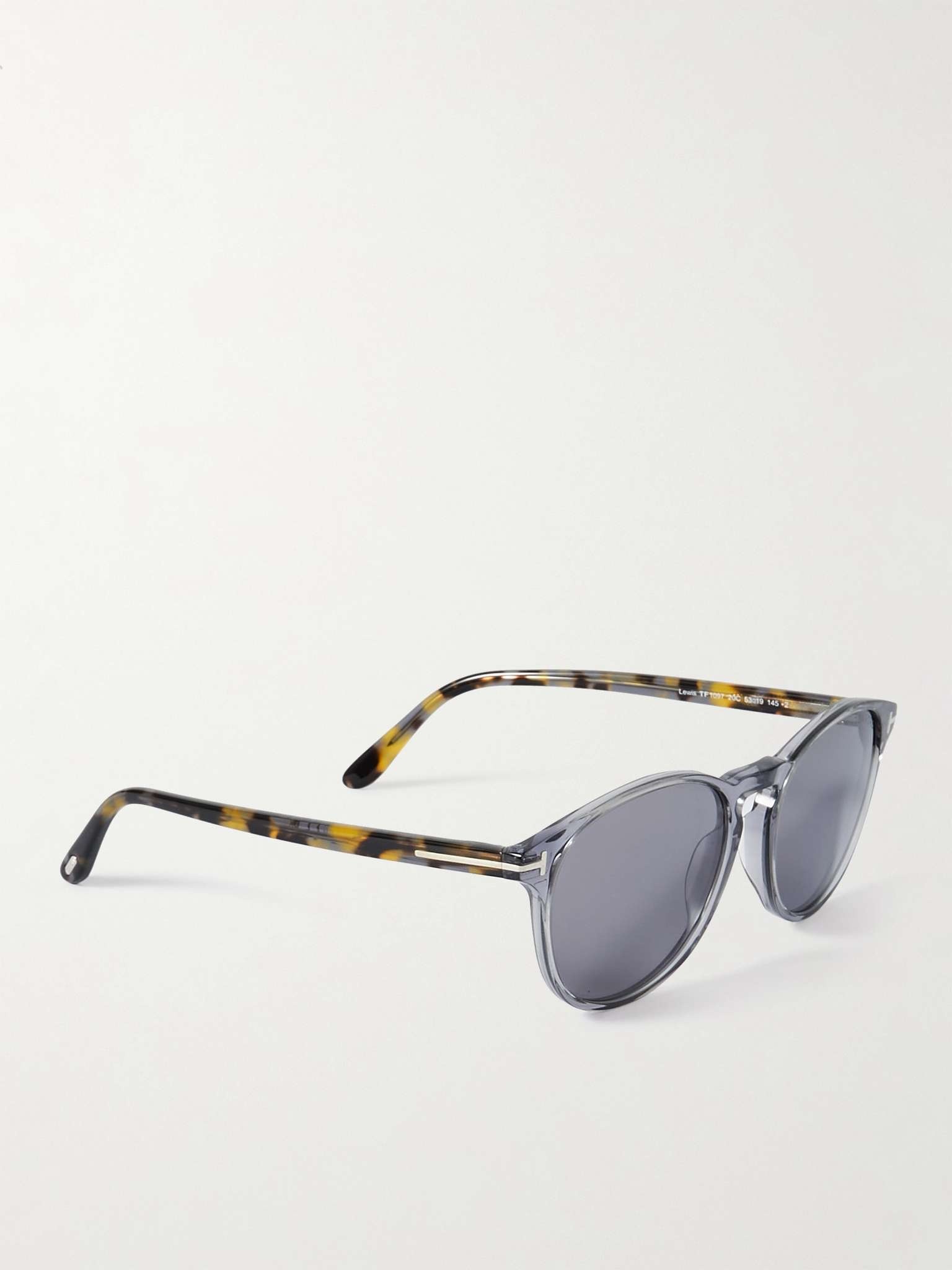 Lewis Round-Frame Tortoiseshell Acetate Sunglasses - 3