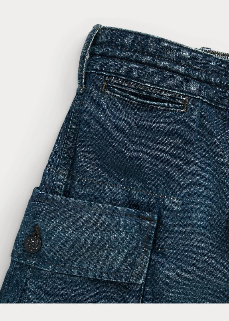 Milnor Denim Cargo Short 4