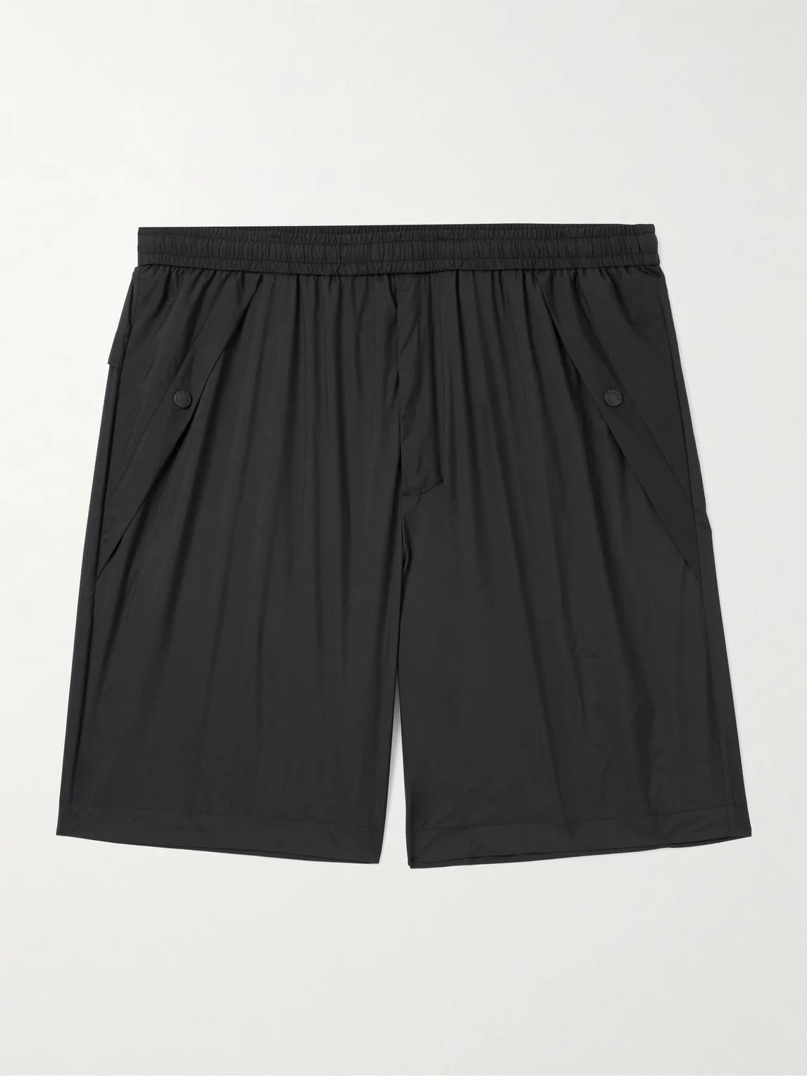Straight-Leg Logo-Appliquéd Nylon Bermuda Shorts - 1