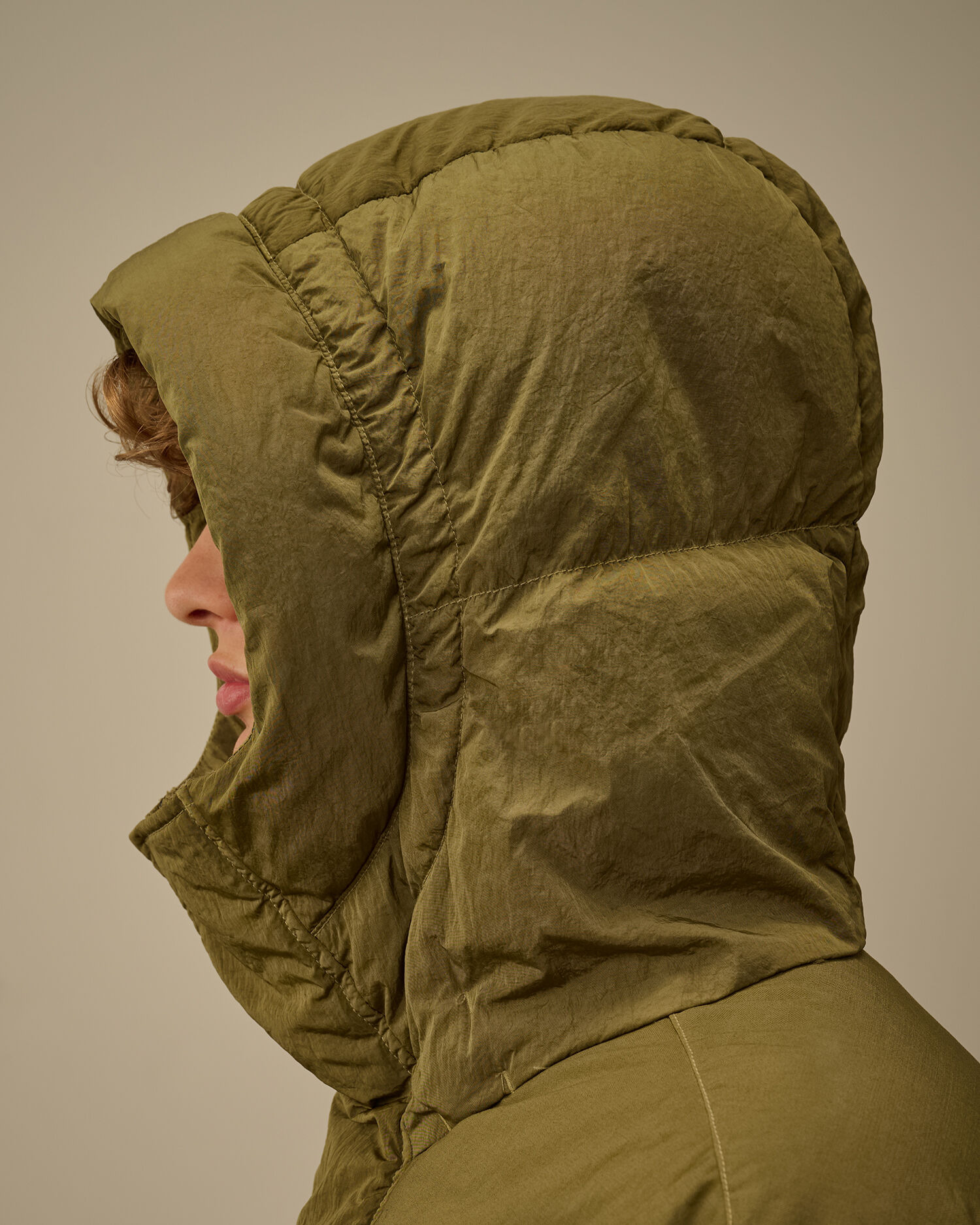 Eco-Chrome R Mixed Hooded Down Jacket - 6