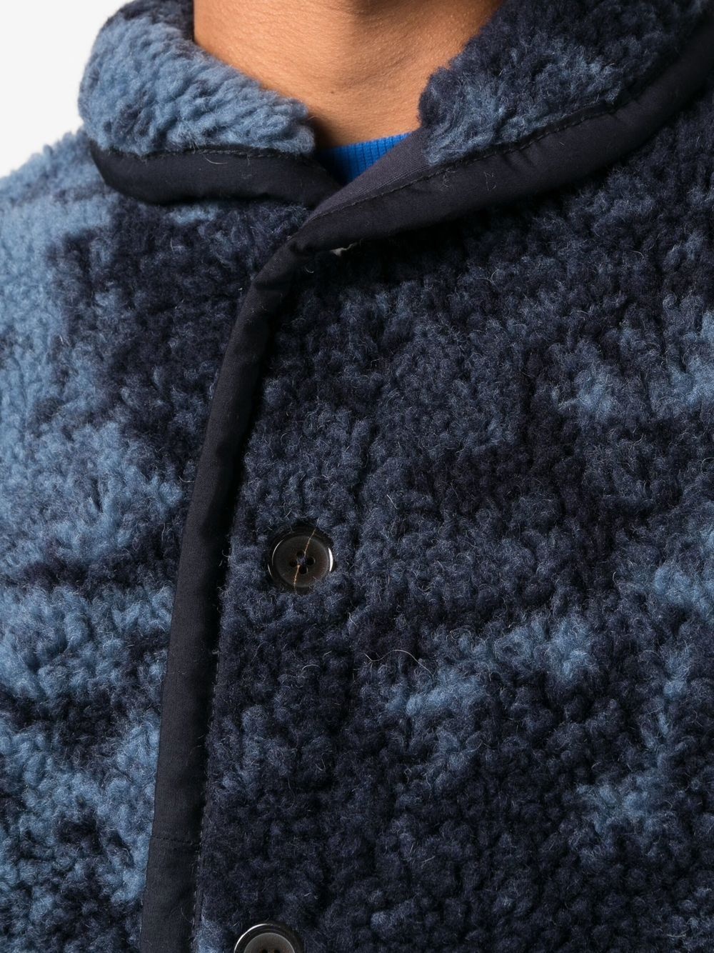 camouflage-print fleece - 5