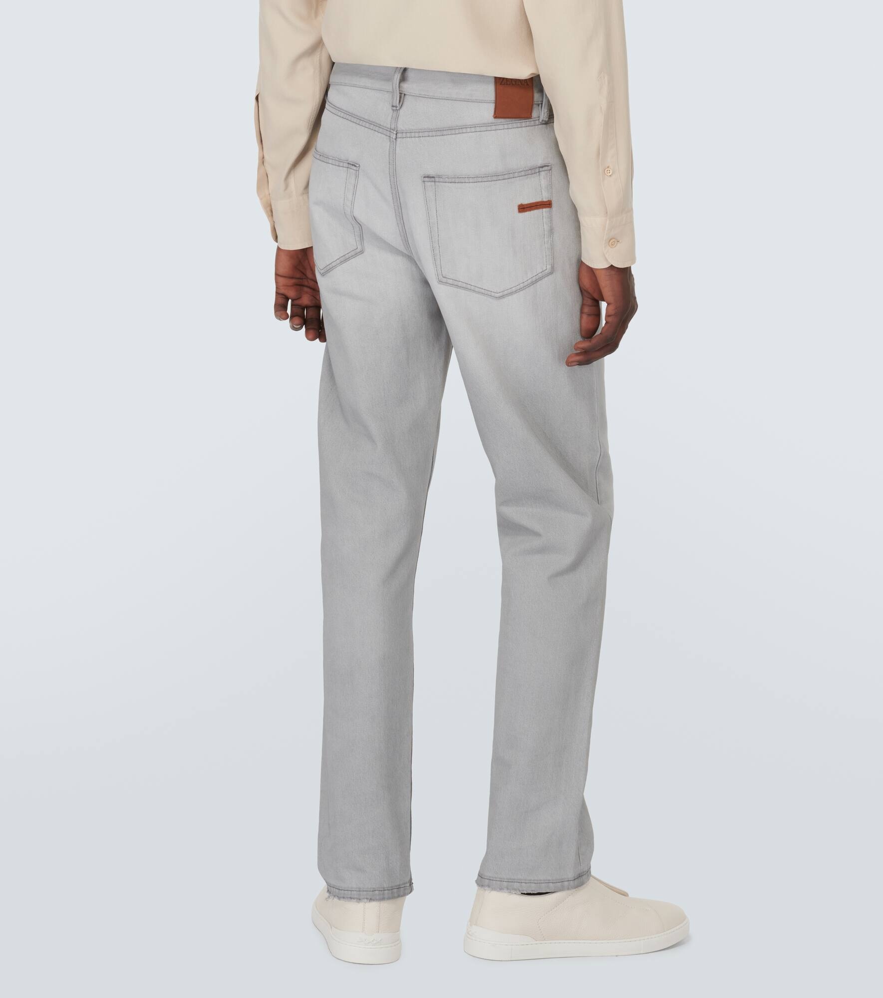 Mid-rise slim jeans - 4