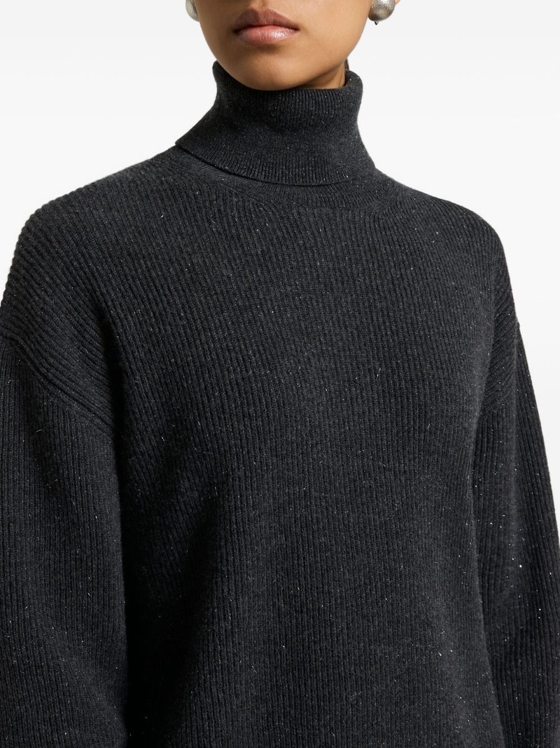 roll-neck sparkle-finish sweater 5