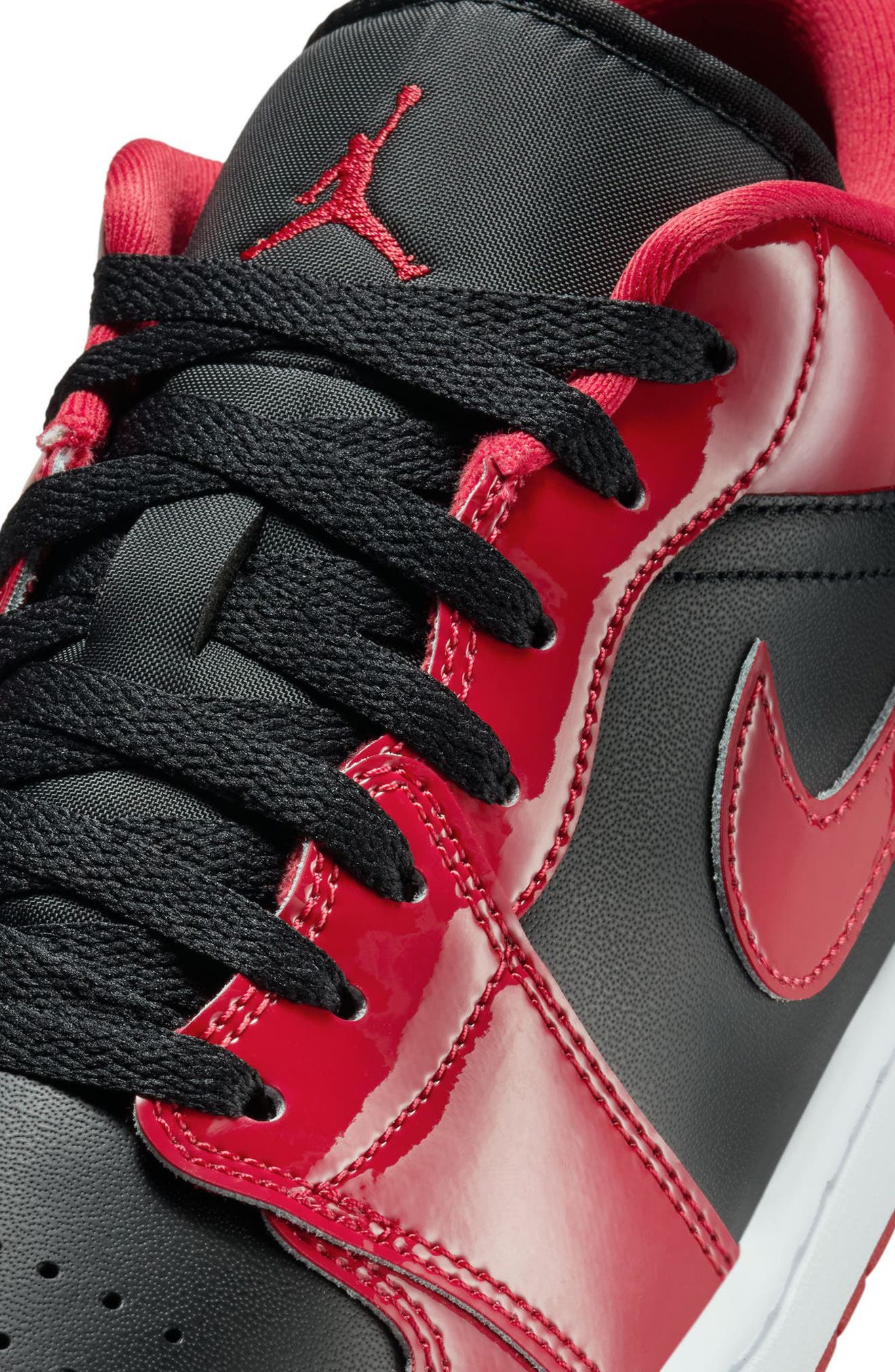 Nike Air Jordan 1 Low SE Sneaker in Black/Varsity Red at Nordstrom - 7