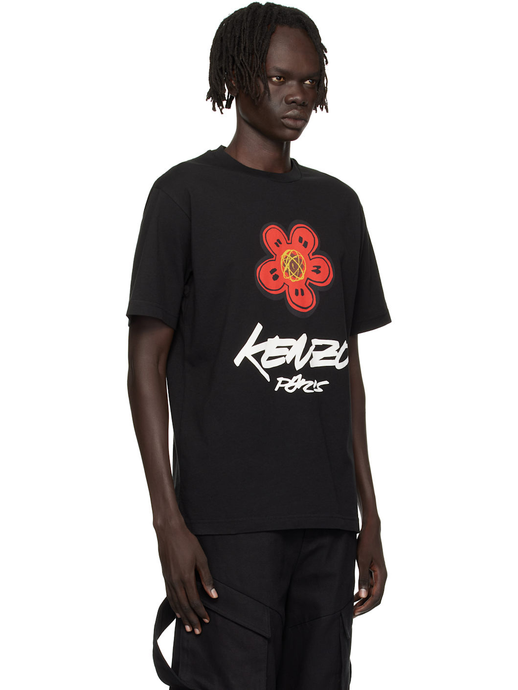 Black Kenzo Paris Futura 2000 Edition Cotton T-shirt - 2