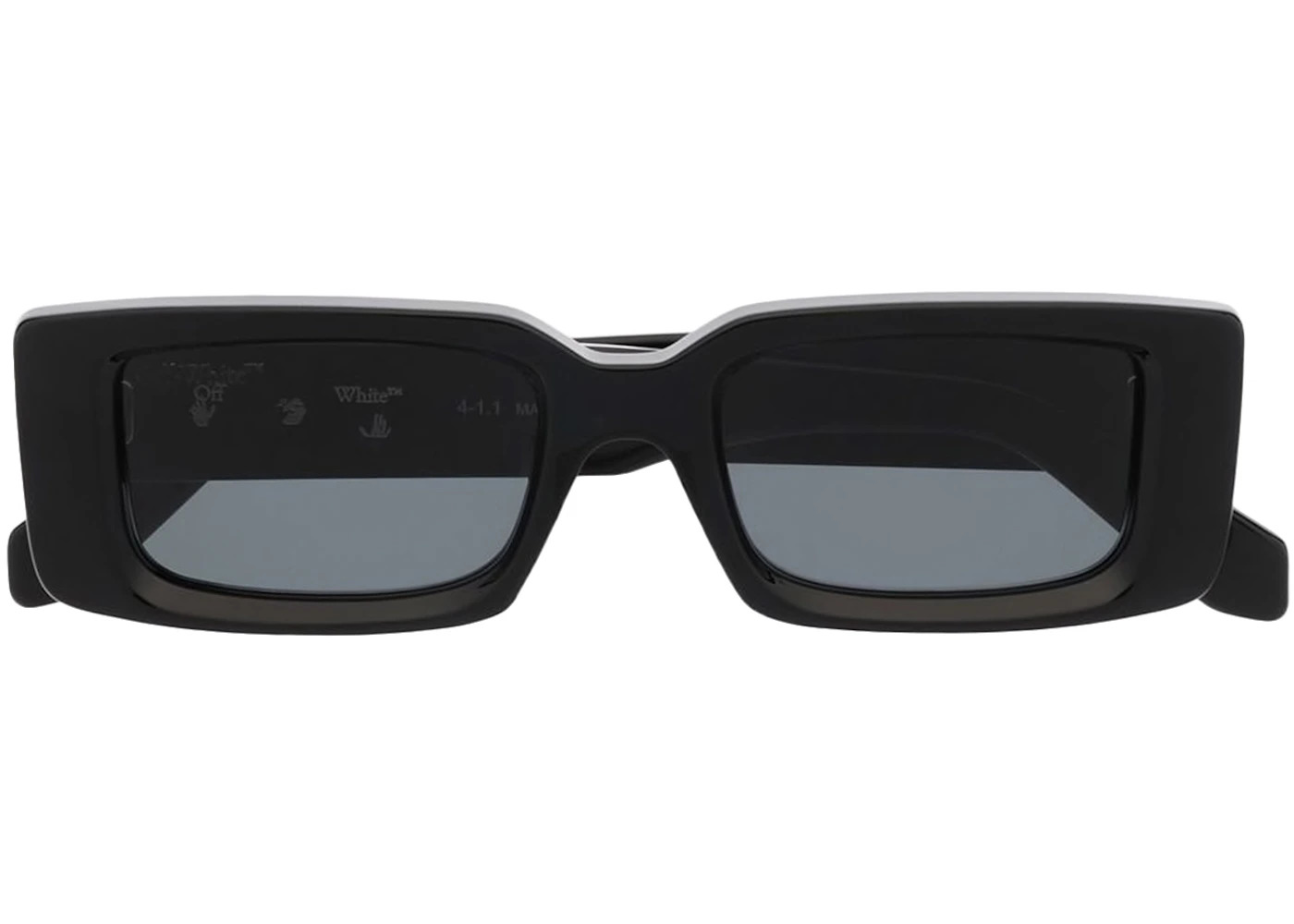 OFF-WHITE Arthur Square Frame Sunglasses Black/White (OERI016Y21PLA0011007) - 2