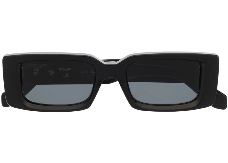 Off-White OFF-WHITE Arthur Square Frame Sunglasses Black/White (OERI016Y21PLA0011007) outlook