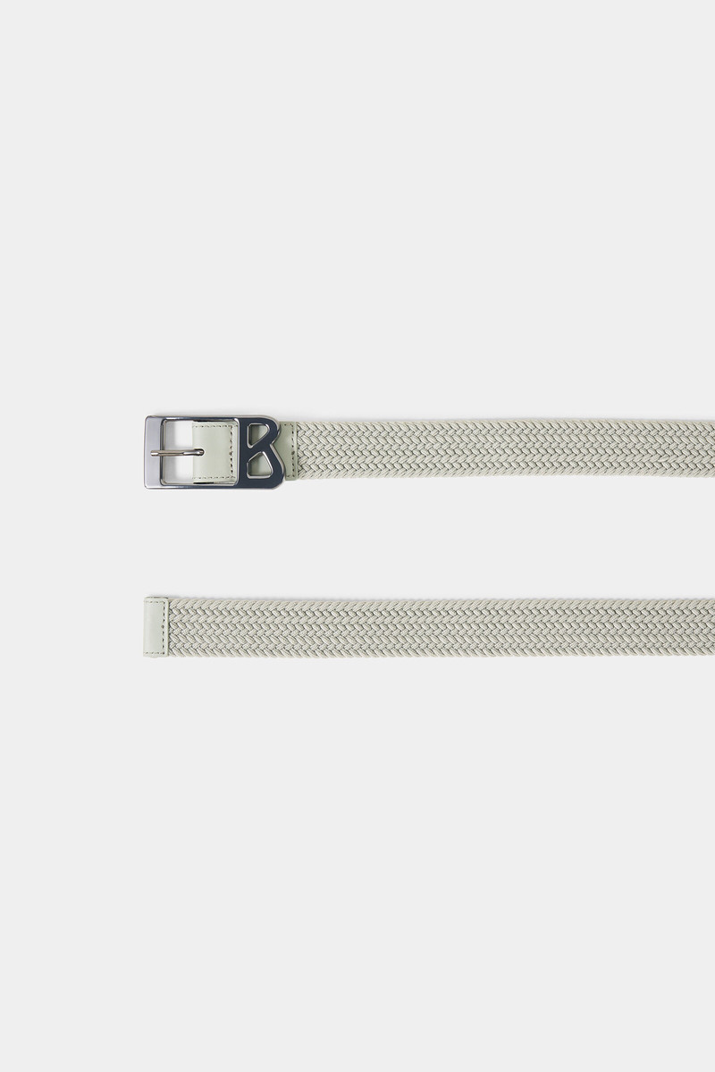Braided belt Melly in Eucalyptus 3