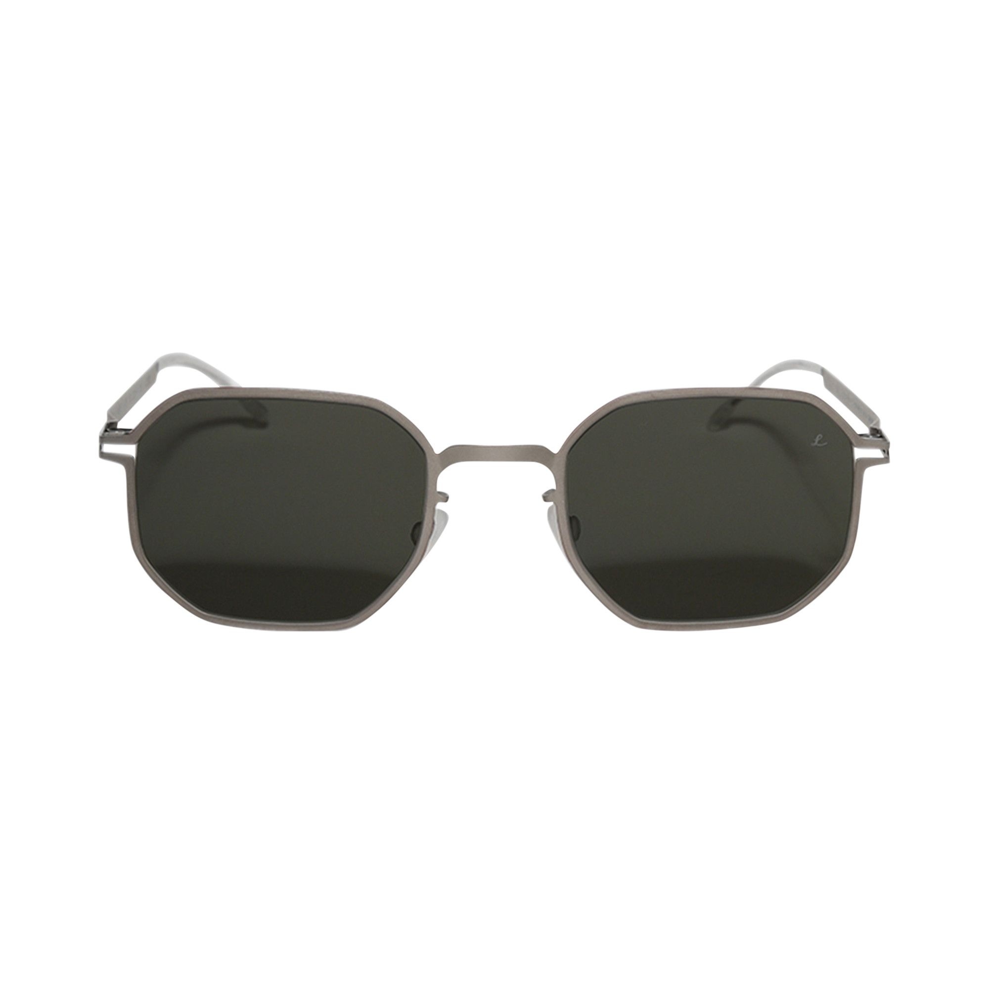 Mykita CO ML15 Sunglasses 'Mattesilver/Leica Red Edges Grey Polarized' - 1